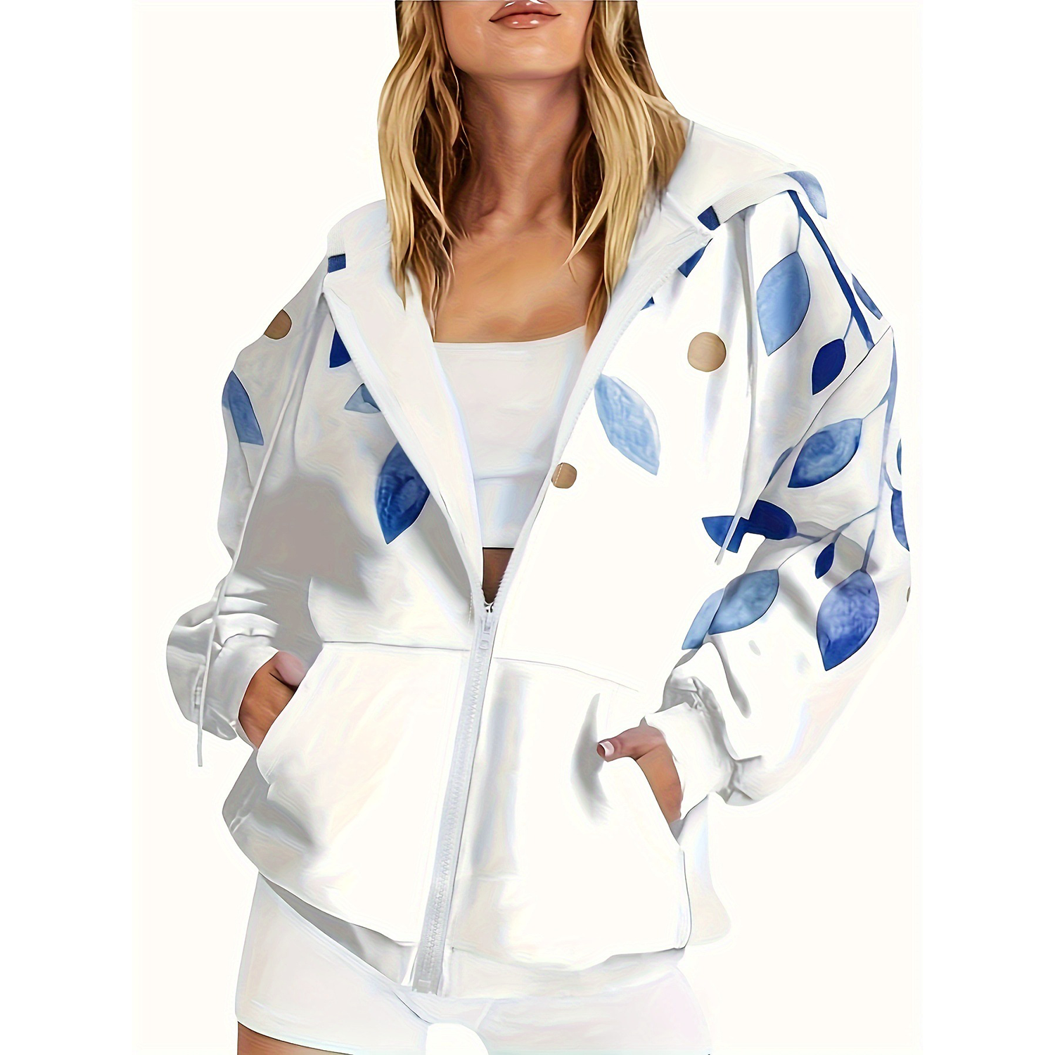 Winter Women's Zip-Up Casual Hoodie Jacket 6