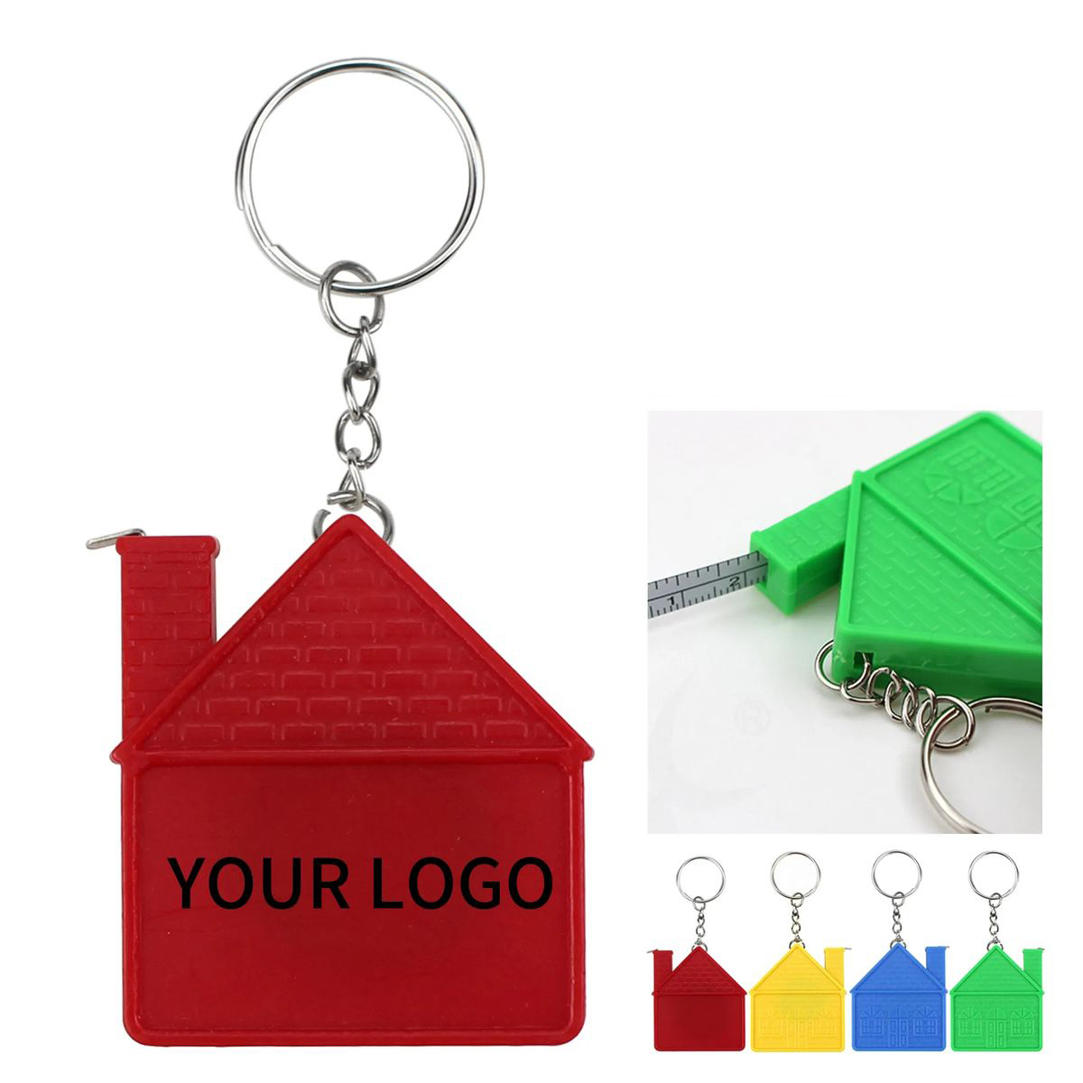 Mini House Tape Ruler for Office or Travel, custom ruler with logo imprint 2