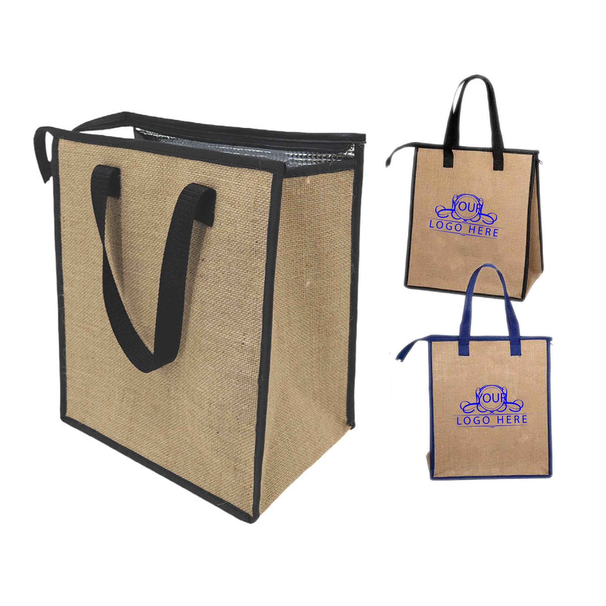 Insulated Reusable Grocery Jute Bag 2