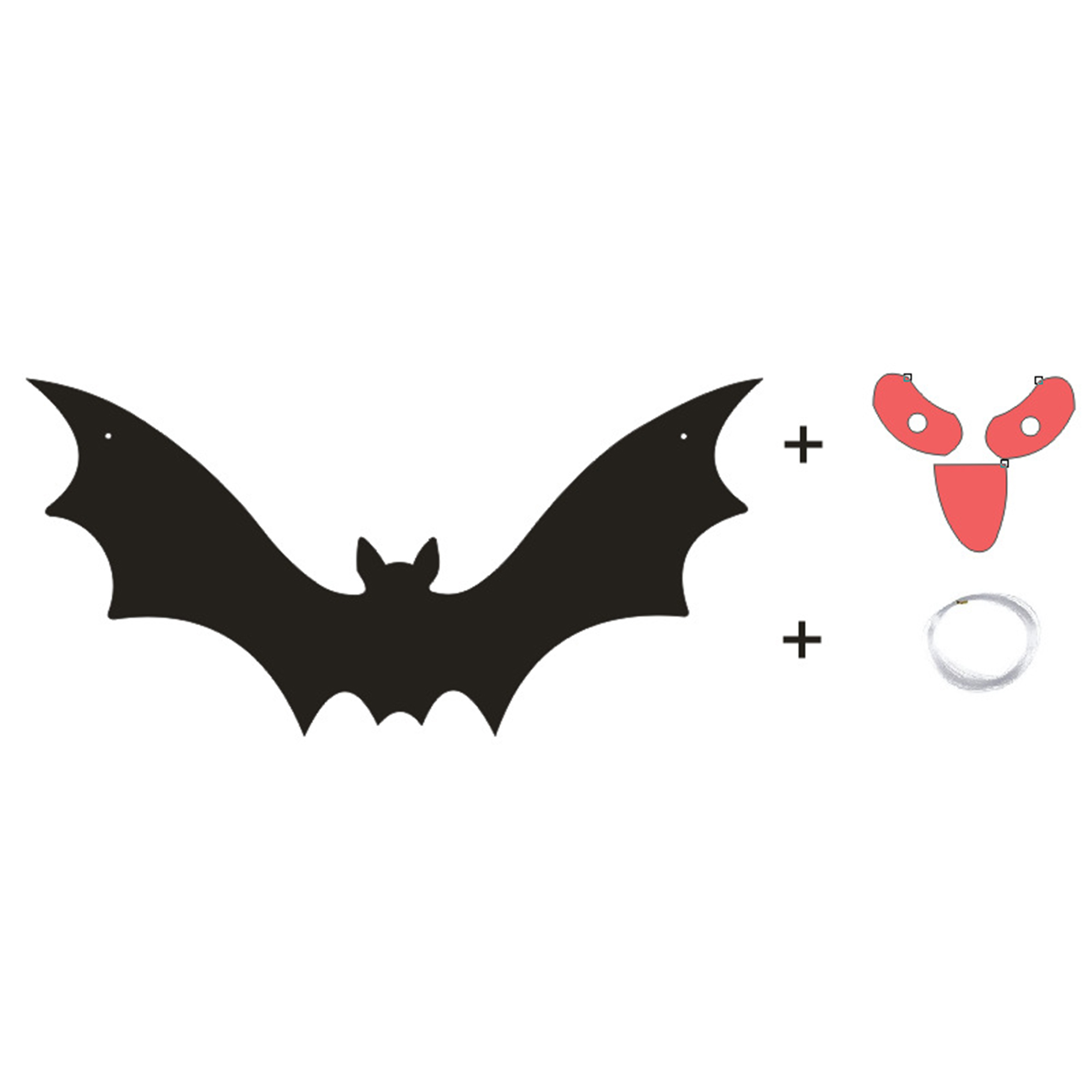 Halloween Outdoor Halloween Bat Ornament 2