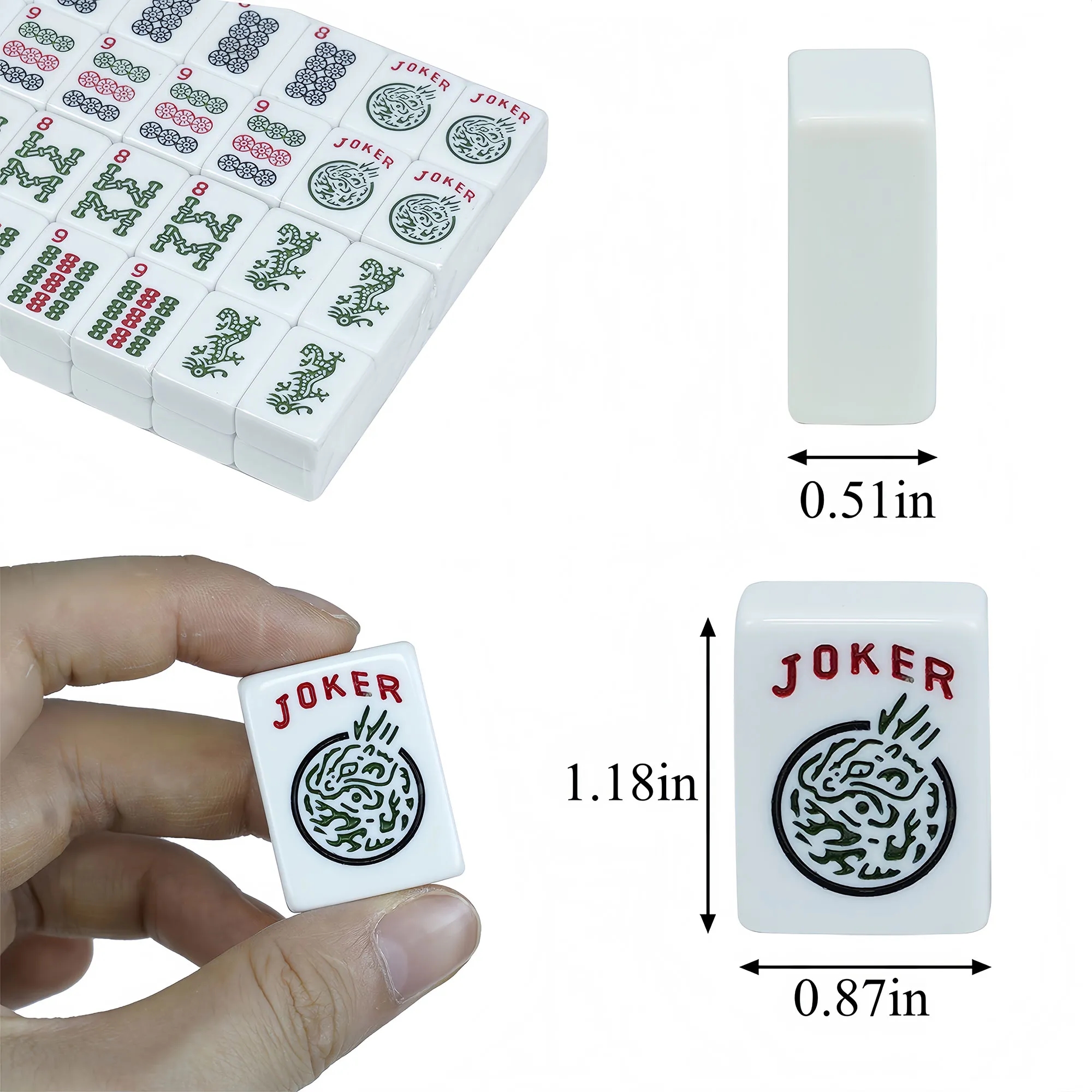 Premium 166 Piece Numbered American Mahjong Set 6