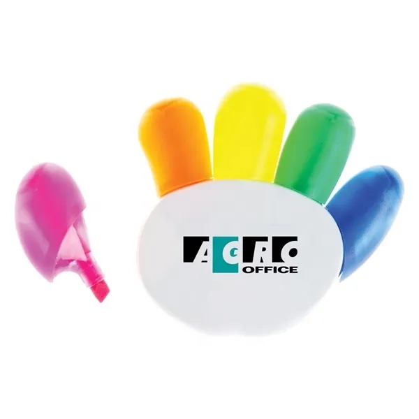 Unique Palm Five Fingers Highlighters 6