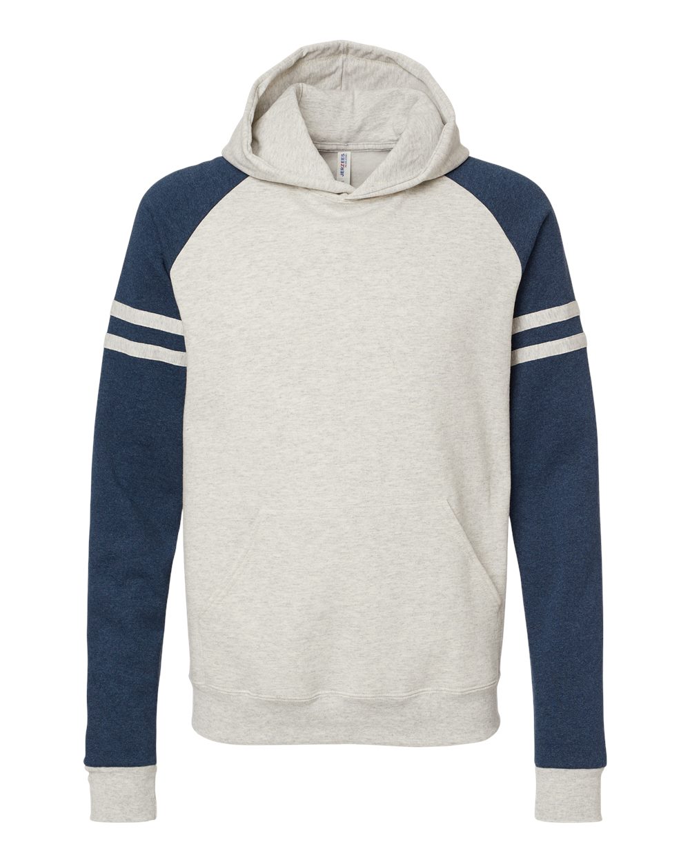 Unisex Nublend® Varsity Colorblocked Raglan Hooded Sweatshirt - 97CR 19
