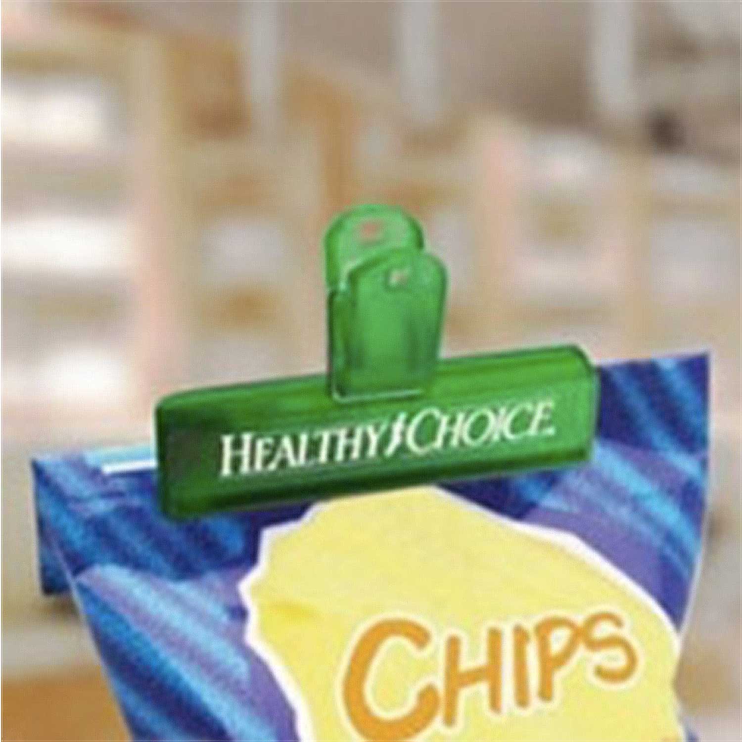4 inch Plastic Clip - Transparent File & Snack Bag Sealer 6