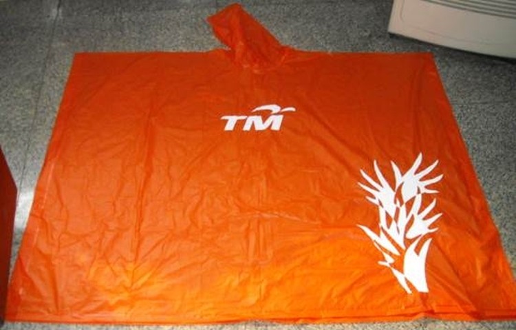 Transparent PVC Raincoat Poncho 1
