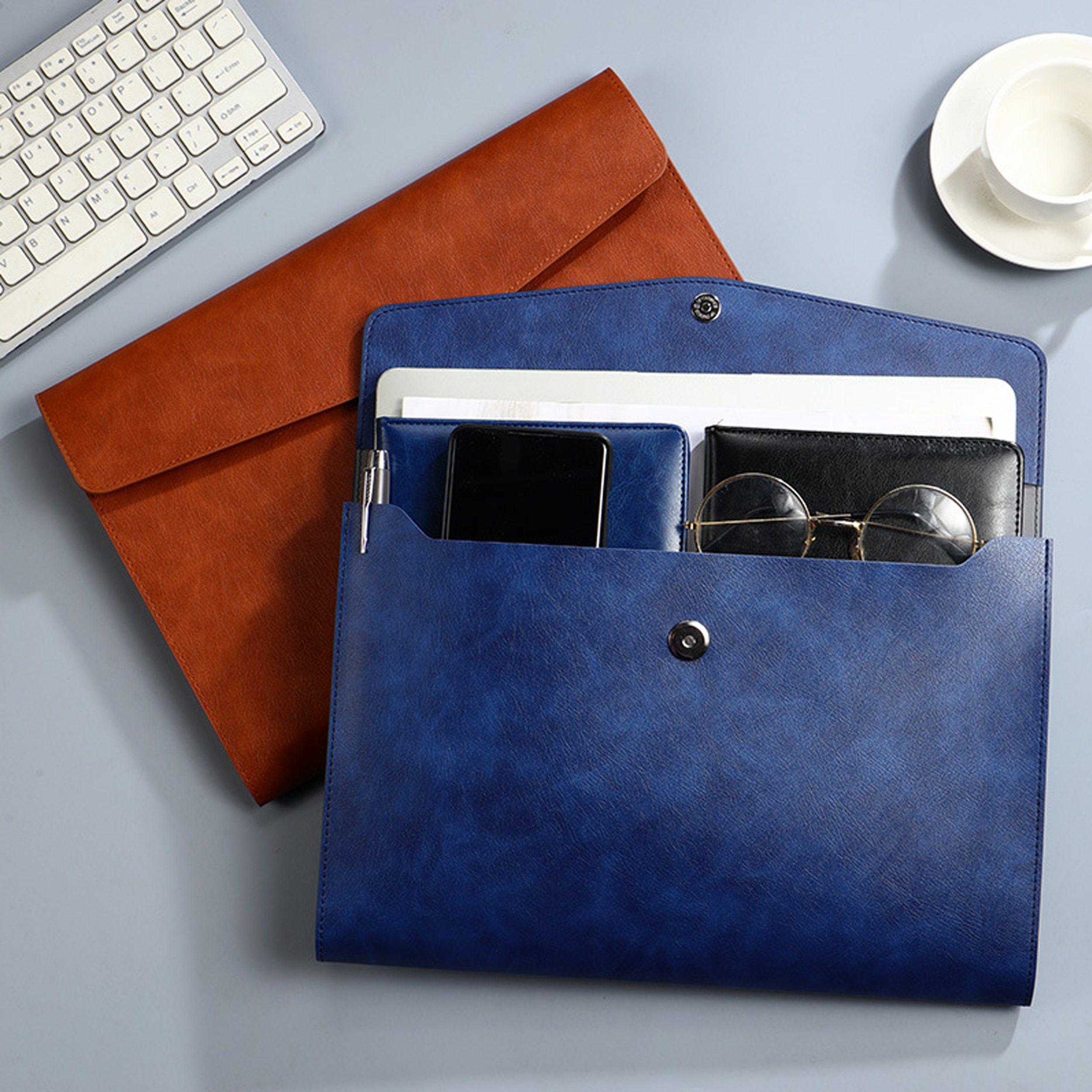 Leather Felt PU Folder 2