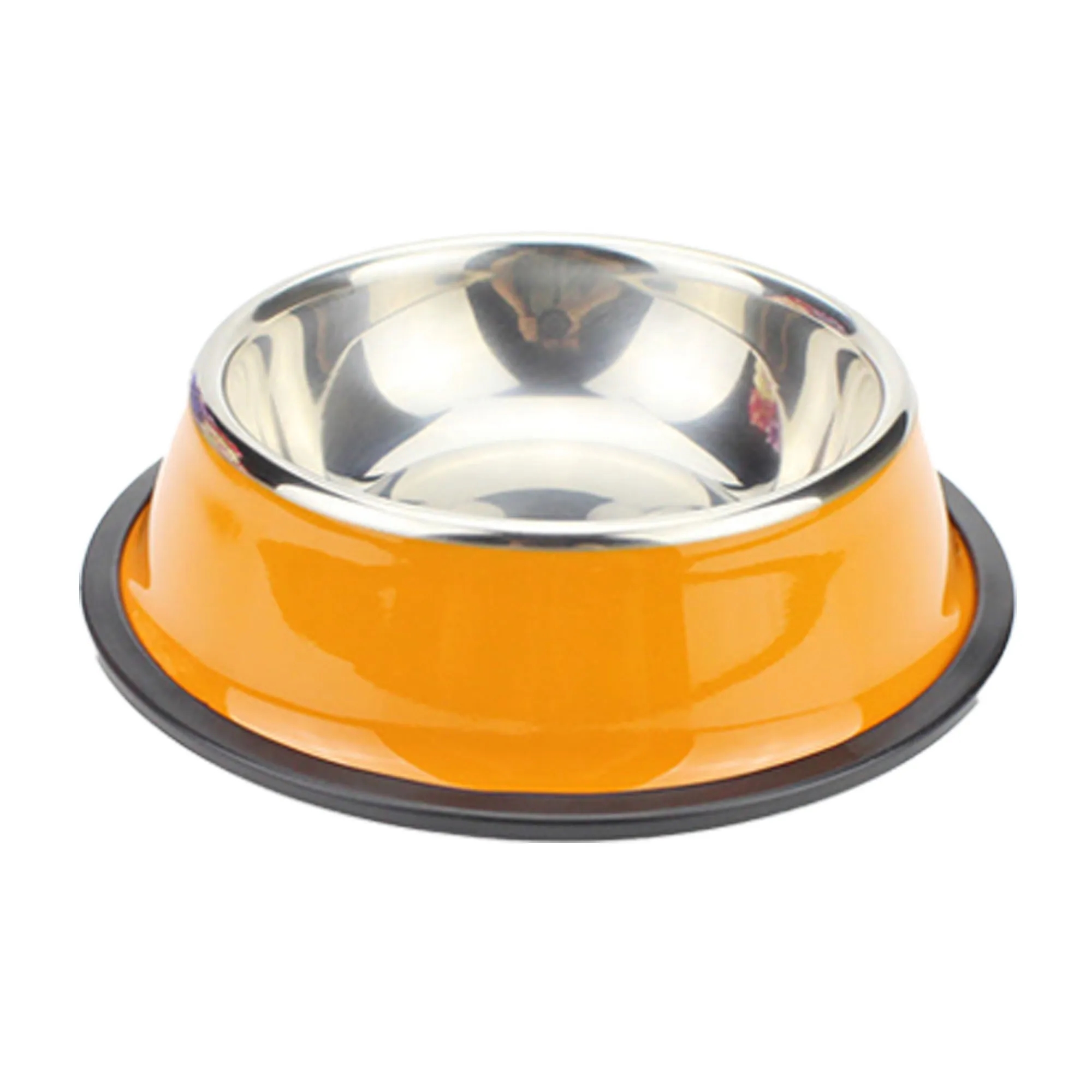 Basic Colorful Steel Pet Treat Bowl Food Tray 3