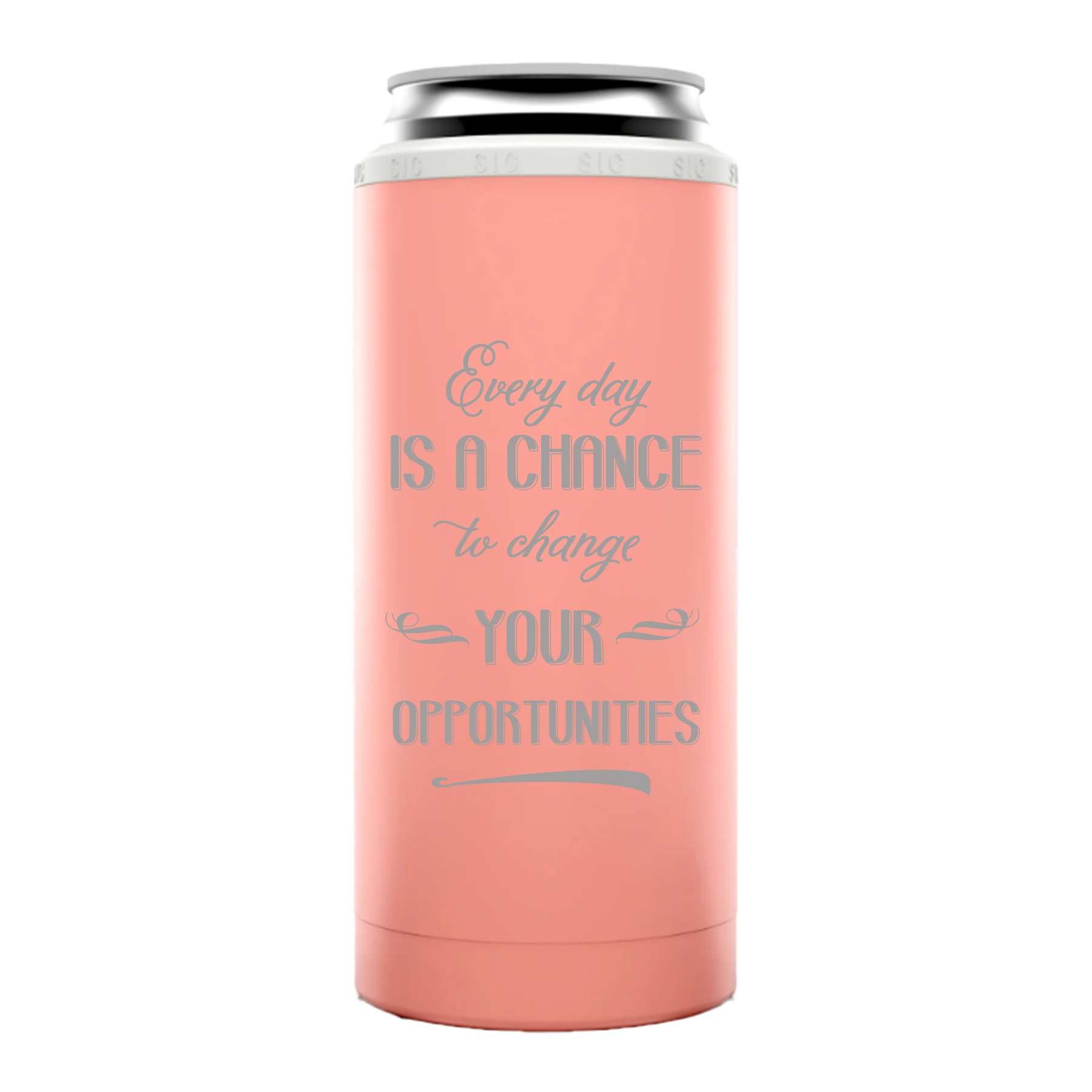 SIC 12oz Stainless Steel Skinny Can Holder 16
