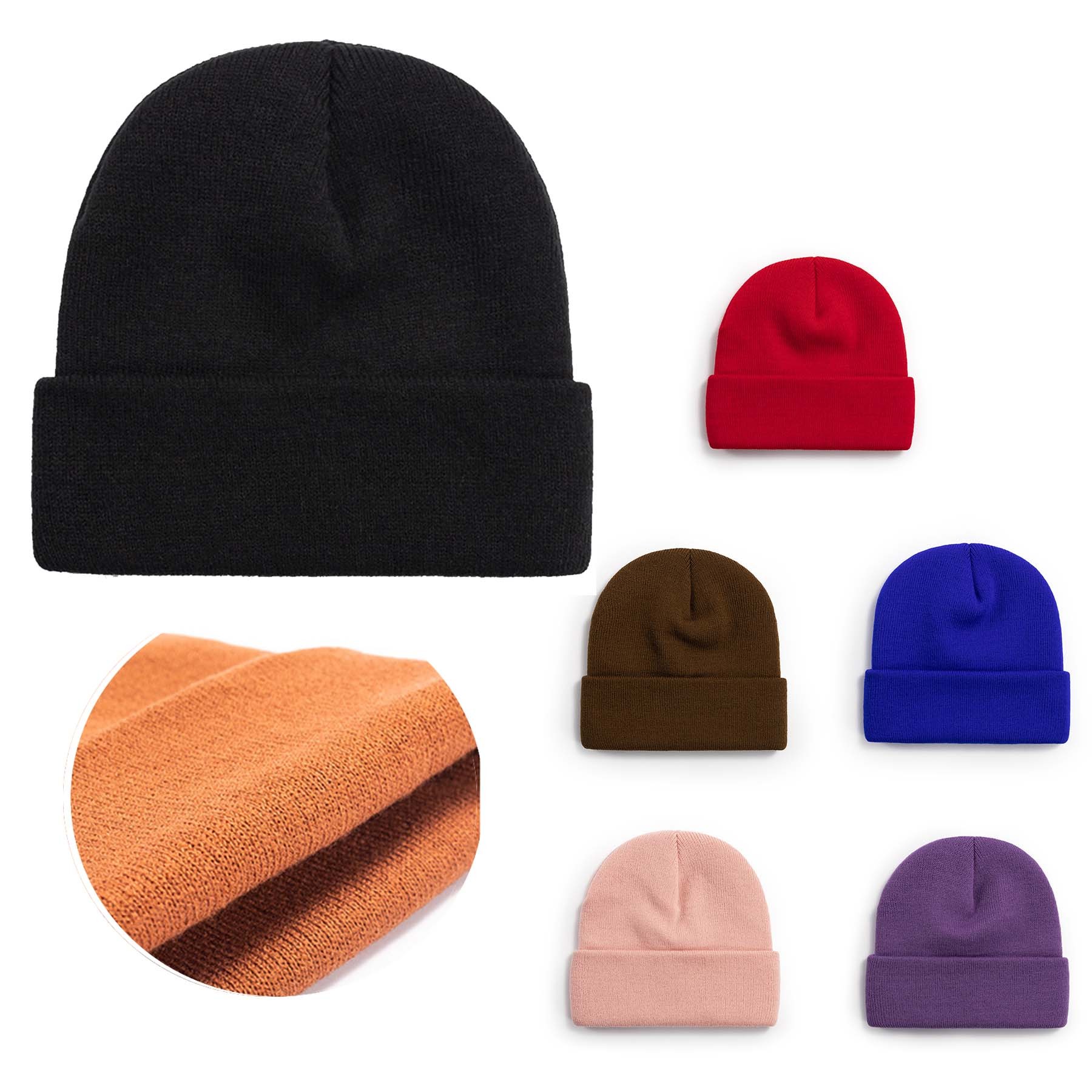 Warm Soft Knitted Beanie Hat 4