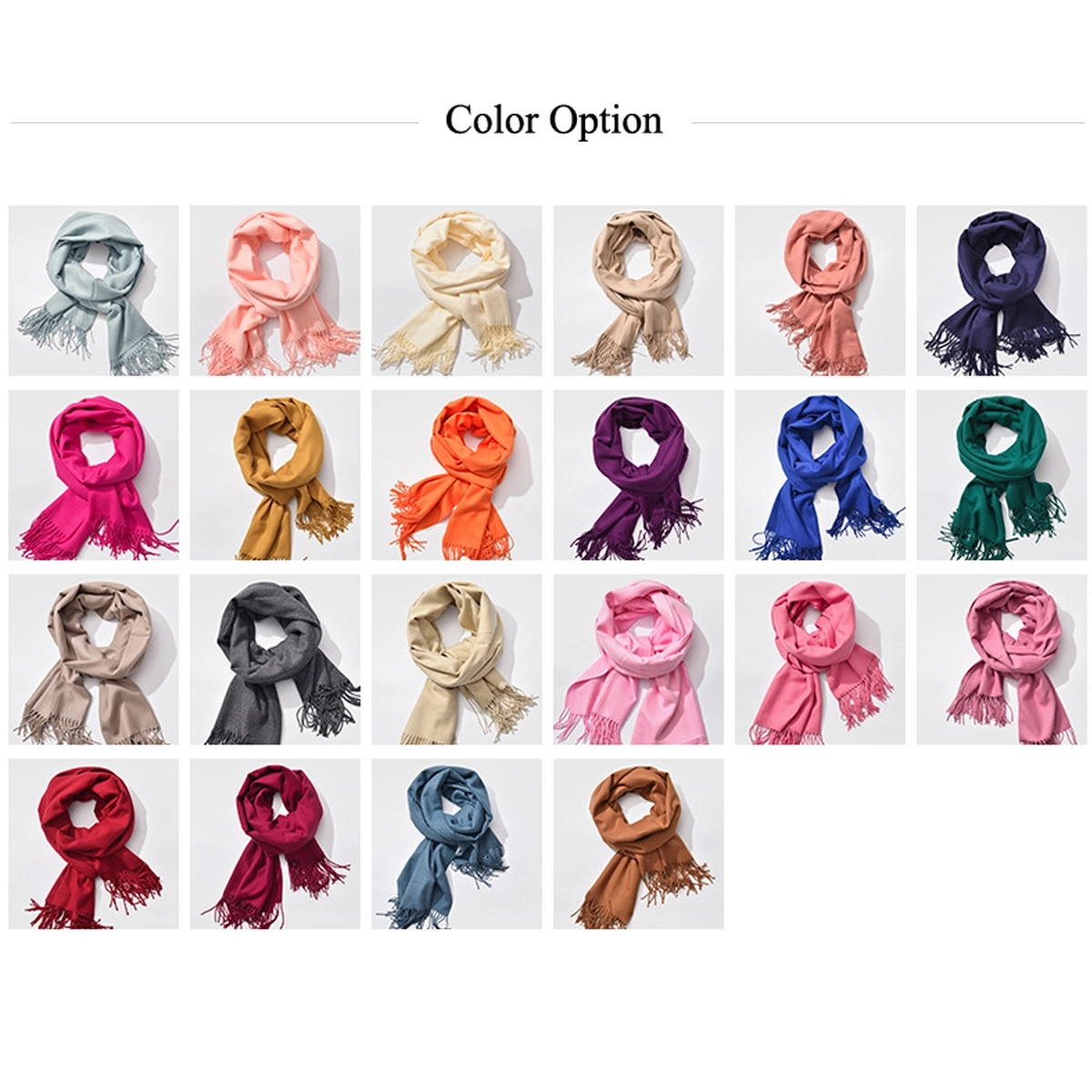 Pashmina Shawl Wrap Scarf 2