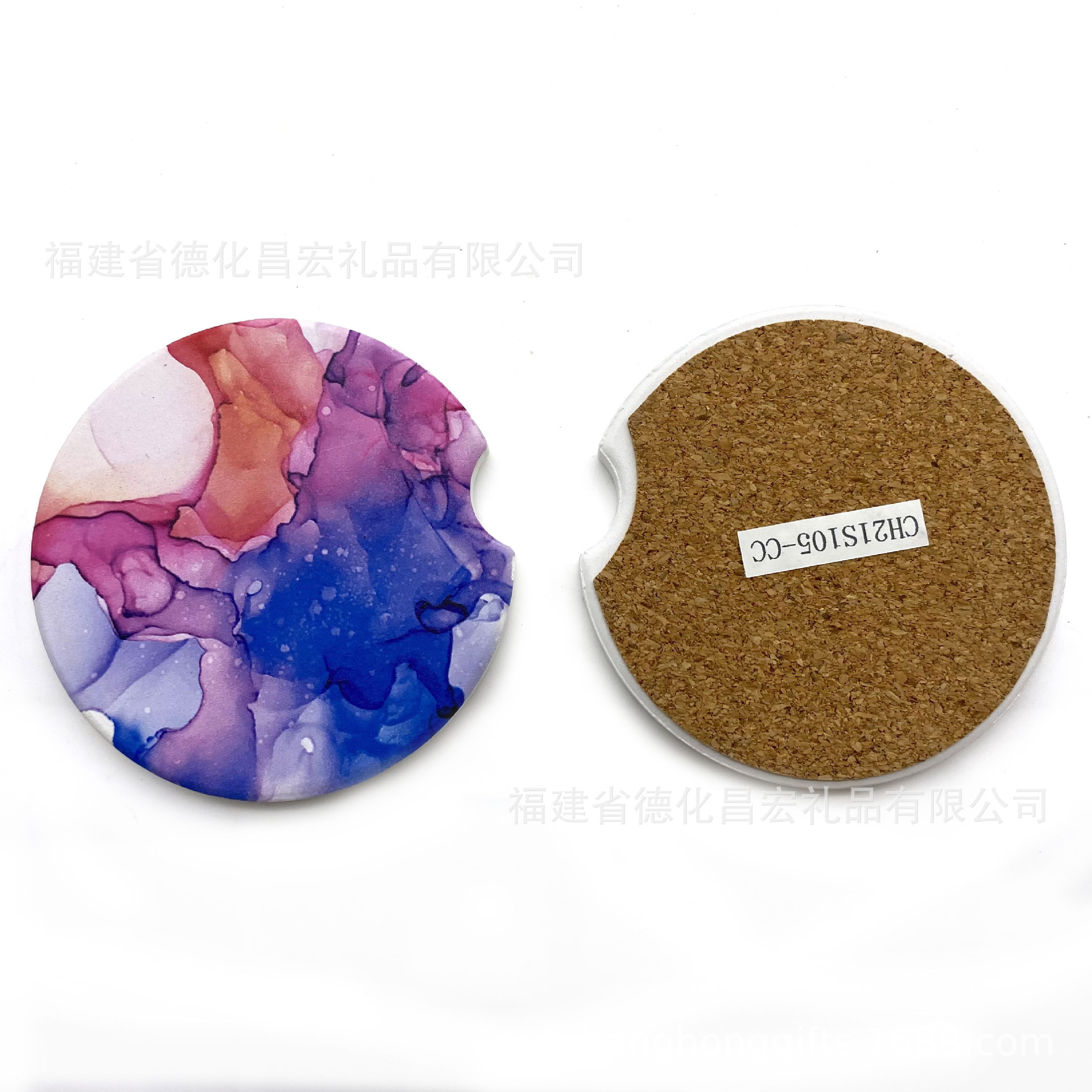 Absorbent Ceramic Car Coaster 2