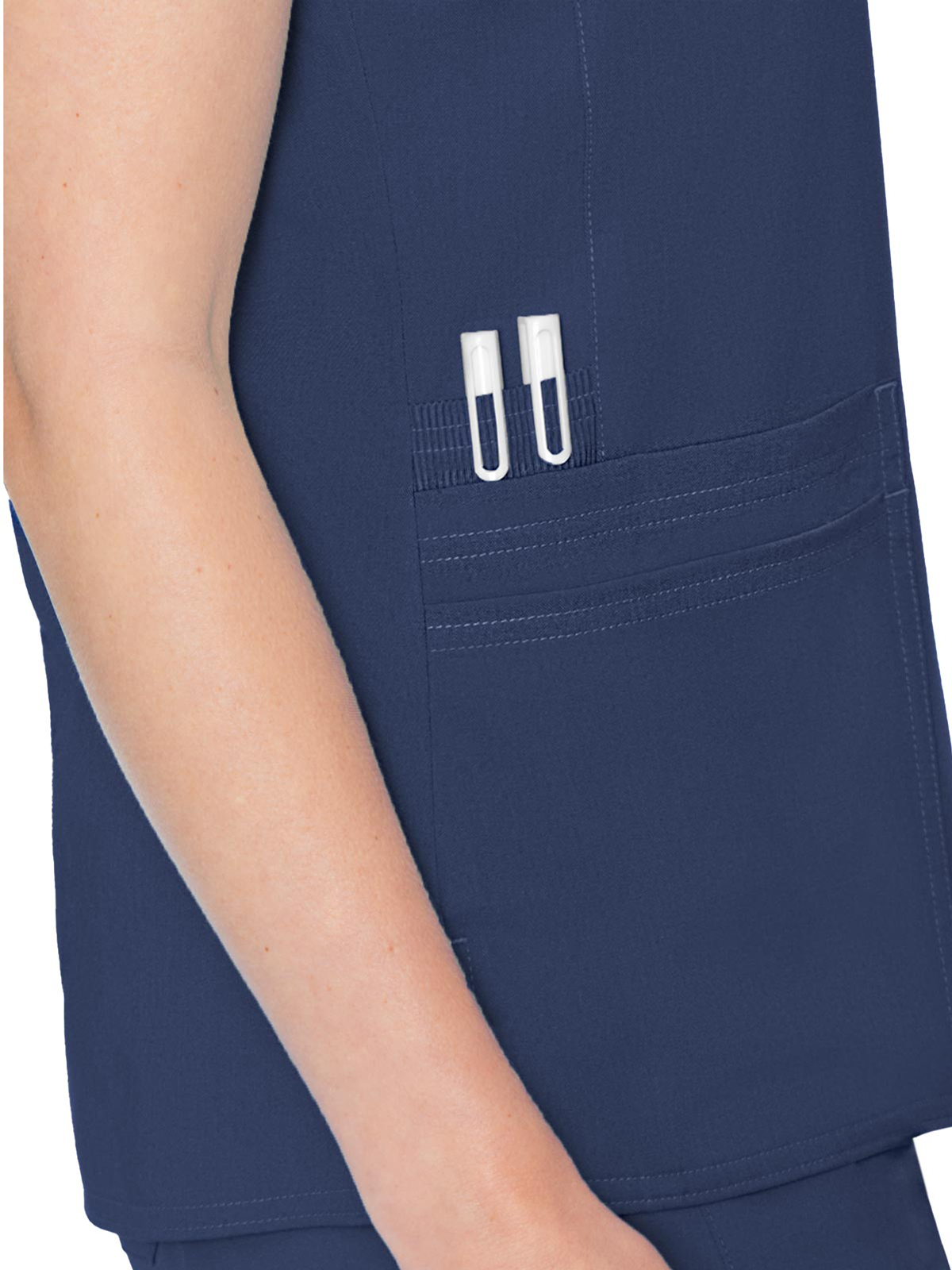 Med Couture - MC Touch - Women's 6-Pocket Raglan Sleeve Top 35