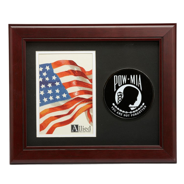 POW MIA Medallion 4-Inch by 6-Inch Portrait Picture Frame 2