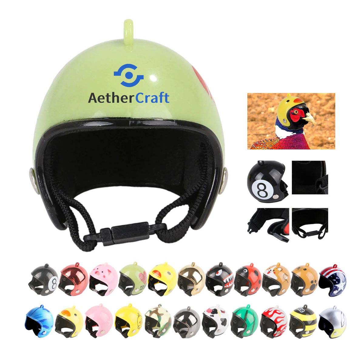 Mini Chicken Helmet for Poultry Safety and Style 12