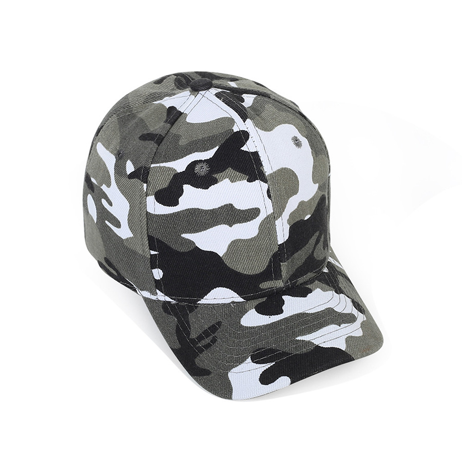Kids' Stock Camo Polyester 6-Panel Baseball Cap 7