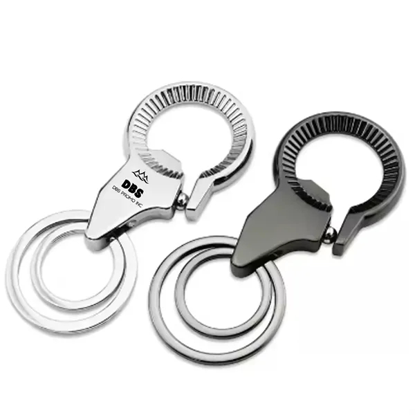 Handcuff-Shaped Keychain