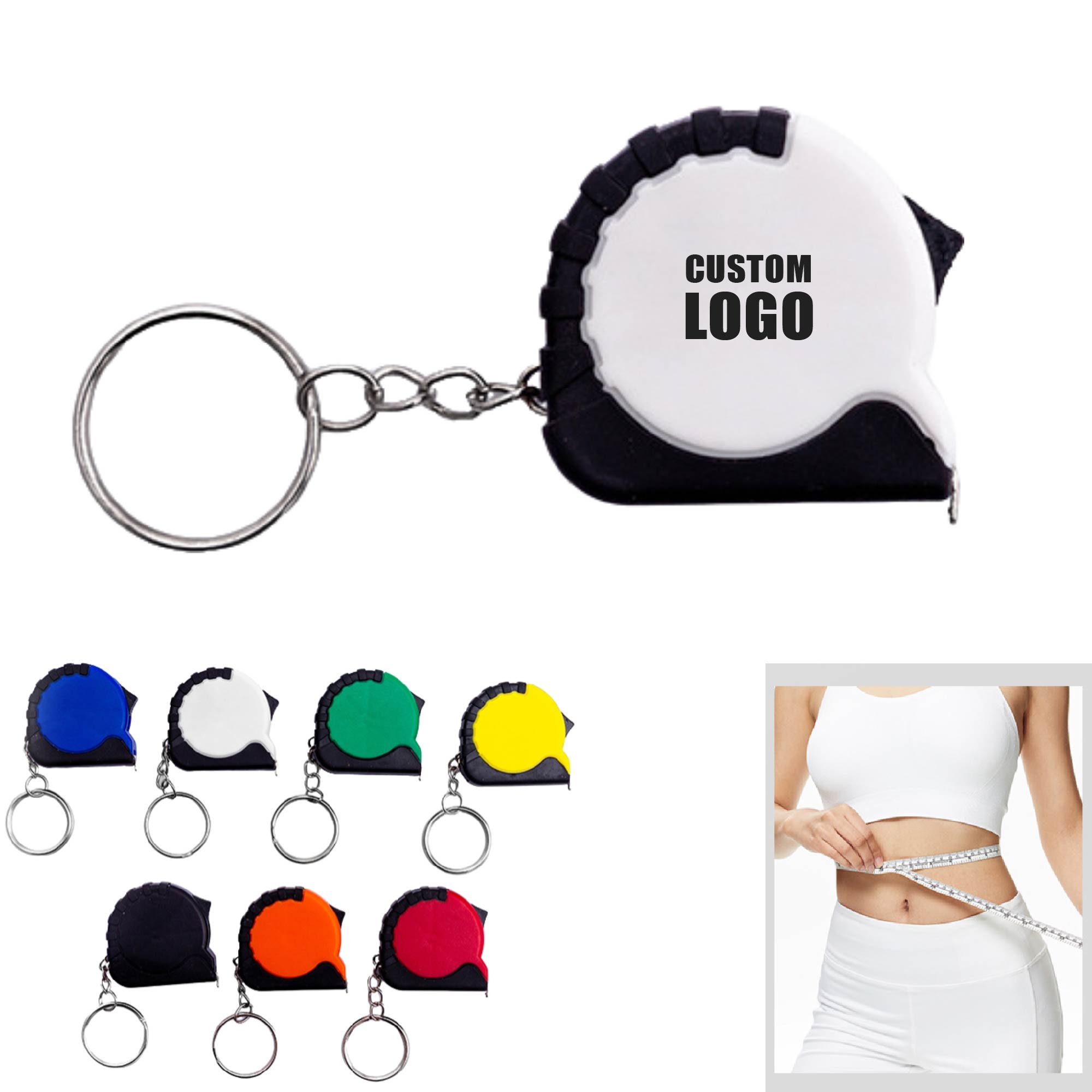 MOQ 10 pcs 1 Meter Keychain Tape 4
