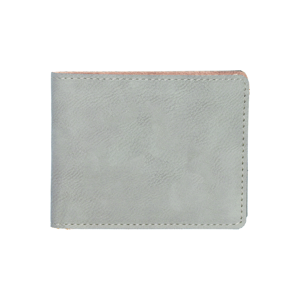 Gray Leatherette Bifold Wallet 1