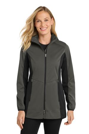 Port Authority Women's Active Hooded Soft Shell Jacket. L719 8