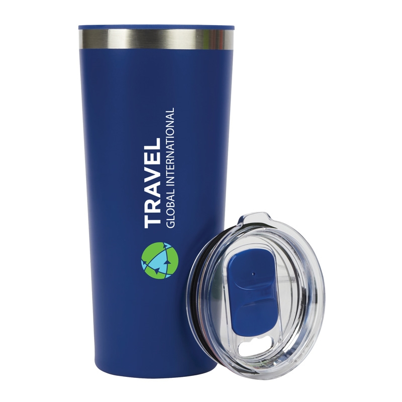 Bergen 24 oz. Steel/100% Recycled PP Liner Travel Tumbler 7