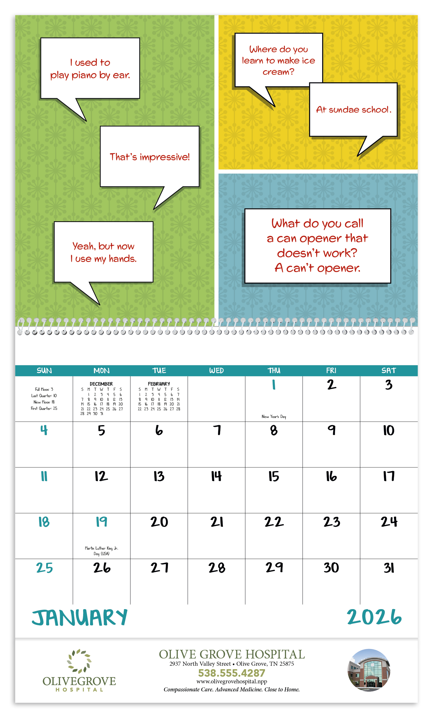 Good Value™ Dad Jokes - Spiral Calendar 48