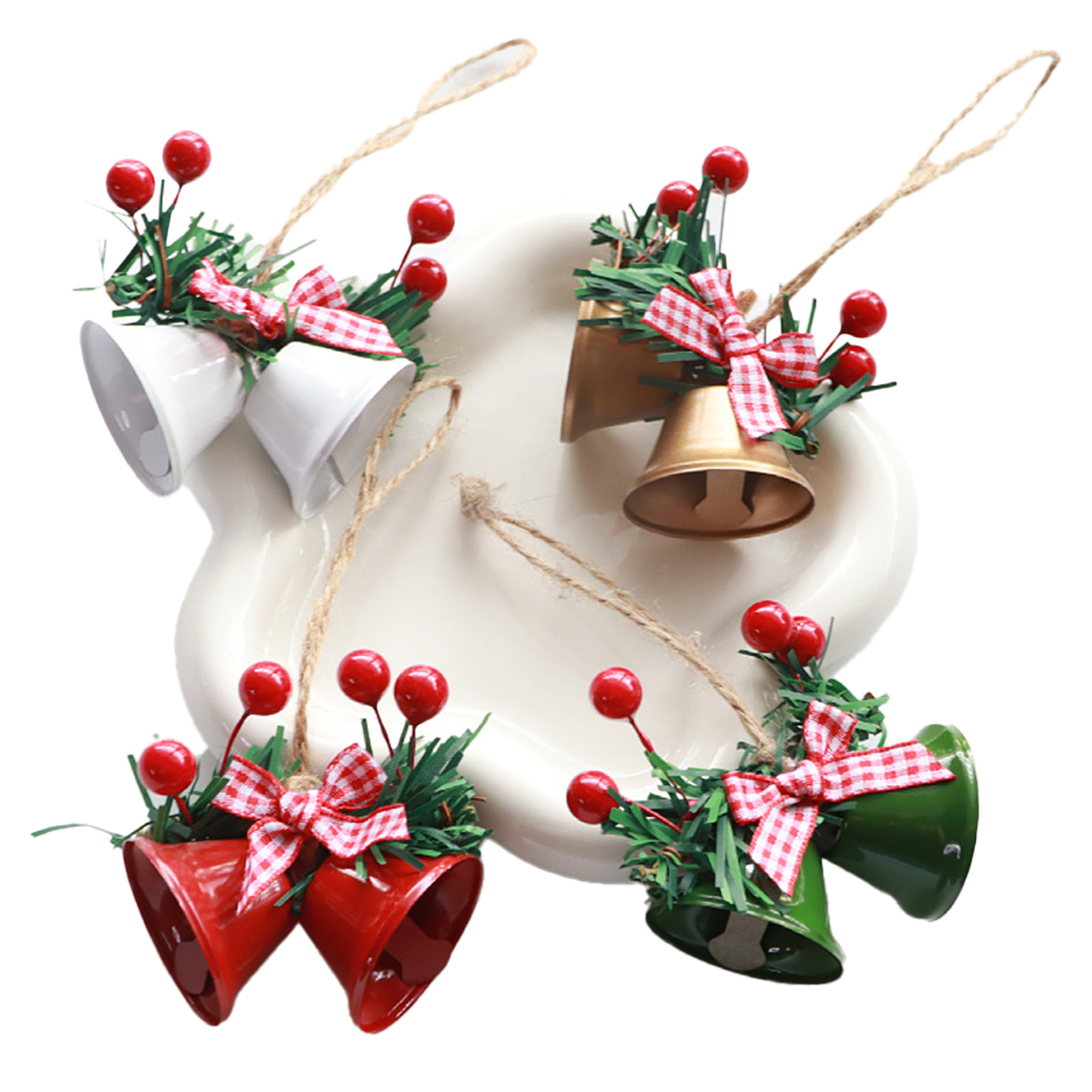 Christmas Decorative Double Bells 4