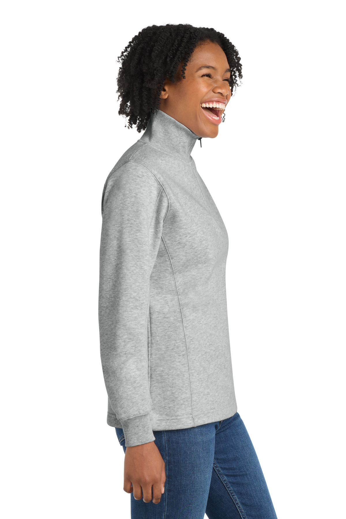 Sport-Tek Women's 1/4-Zip Sweatshirt. LST253 22