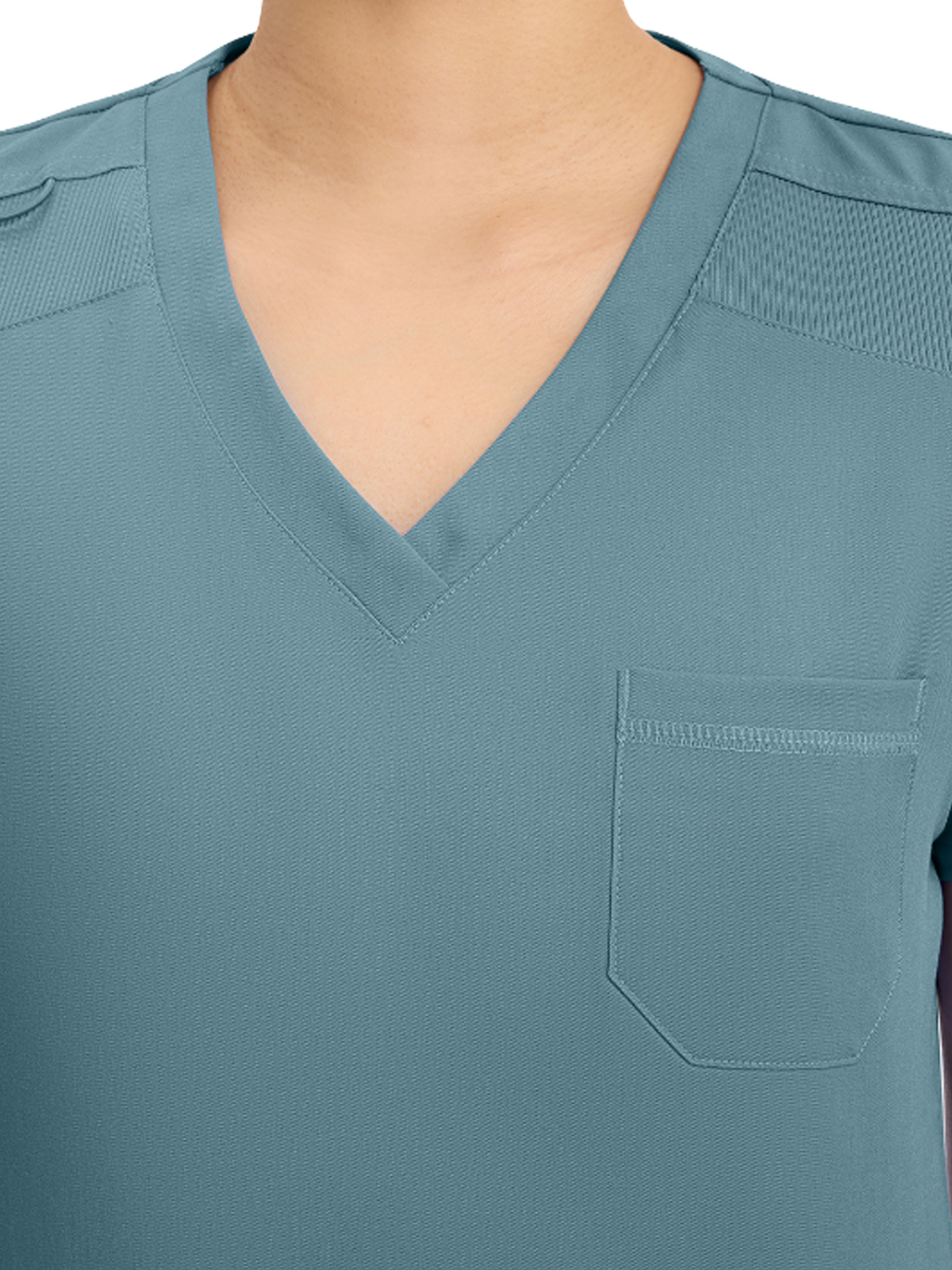 Med Couture - MC Touch - Women's 1-Pocket V-Neck Top 2