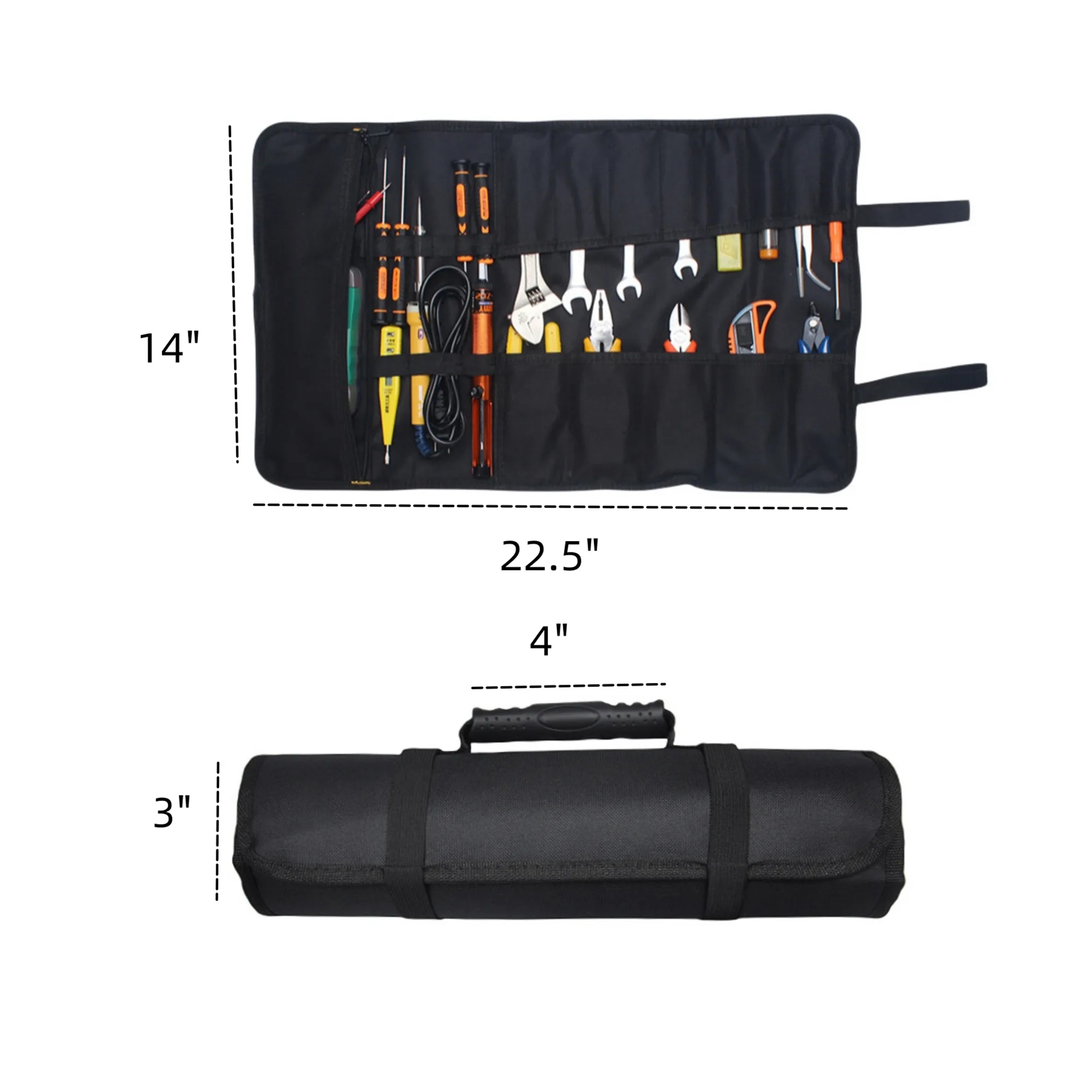 22 Pockets Tool Roll Bag 3