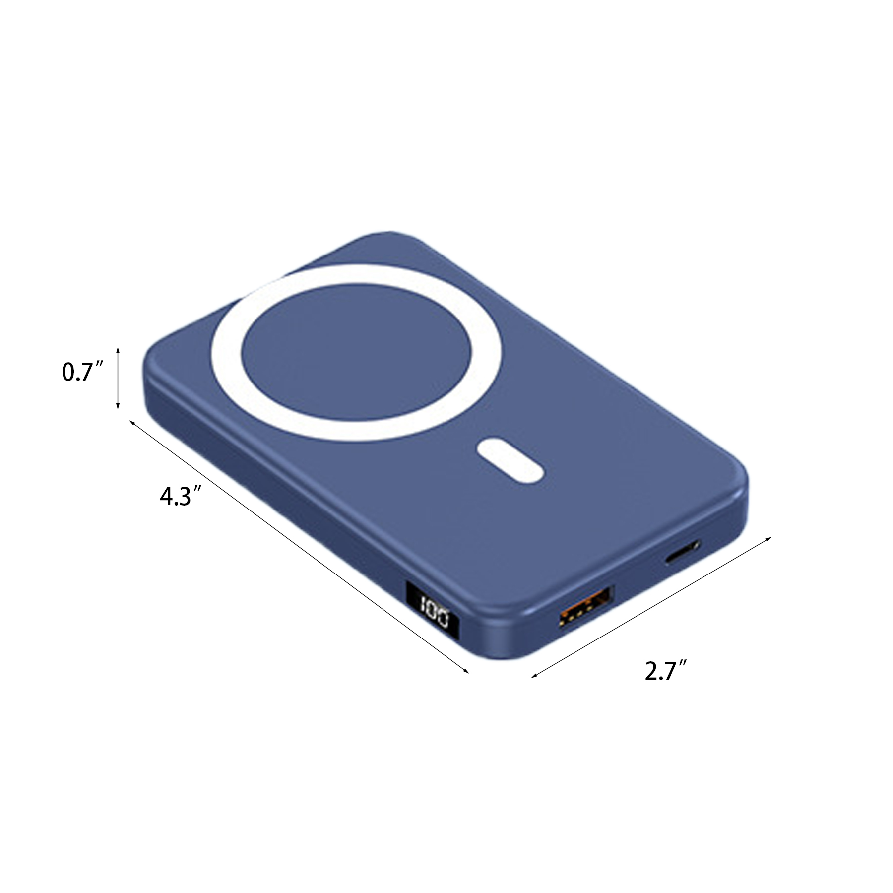 Foldable 10000mAh Wireless Portable Charger 3
