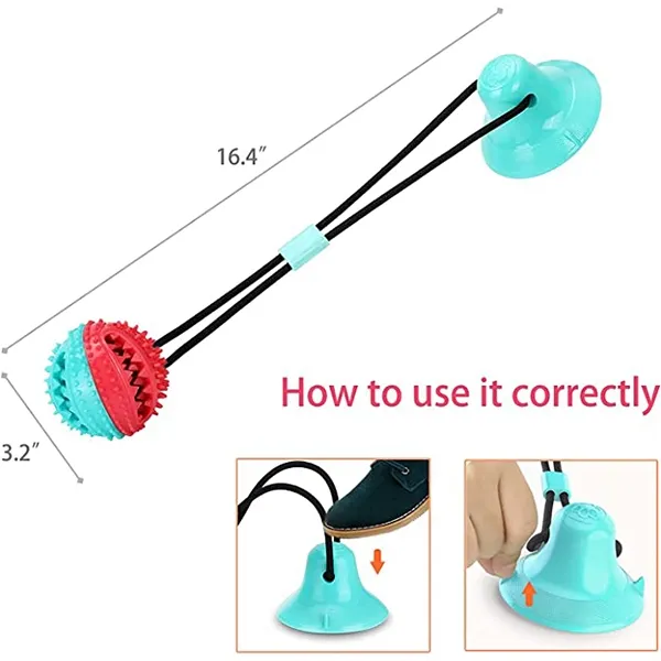 Dog Bite Resistant Molar Sucker Pull Rope Pet Toy 4