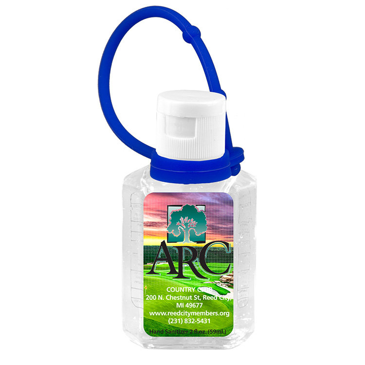 1.0 oz Compact Hand Sanitizer Antibacterial Gel in Flip-Top Squeeze Bottle with Adjustabel Silicone 3