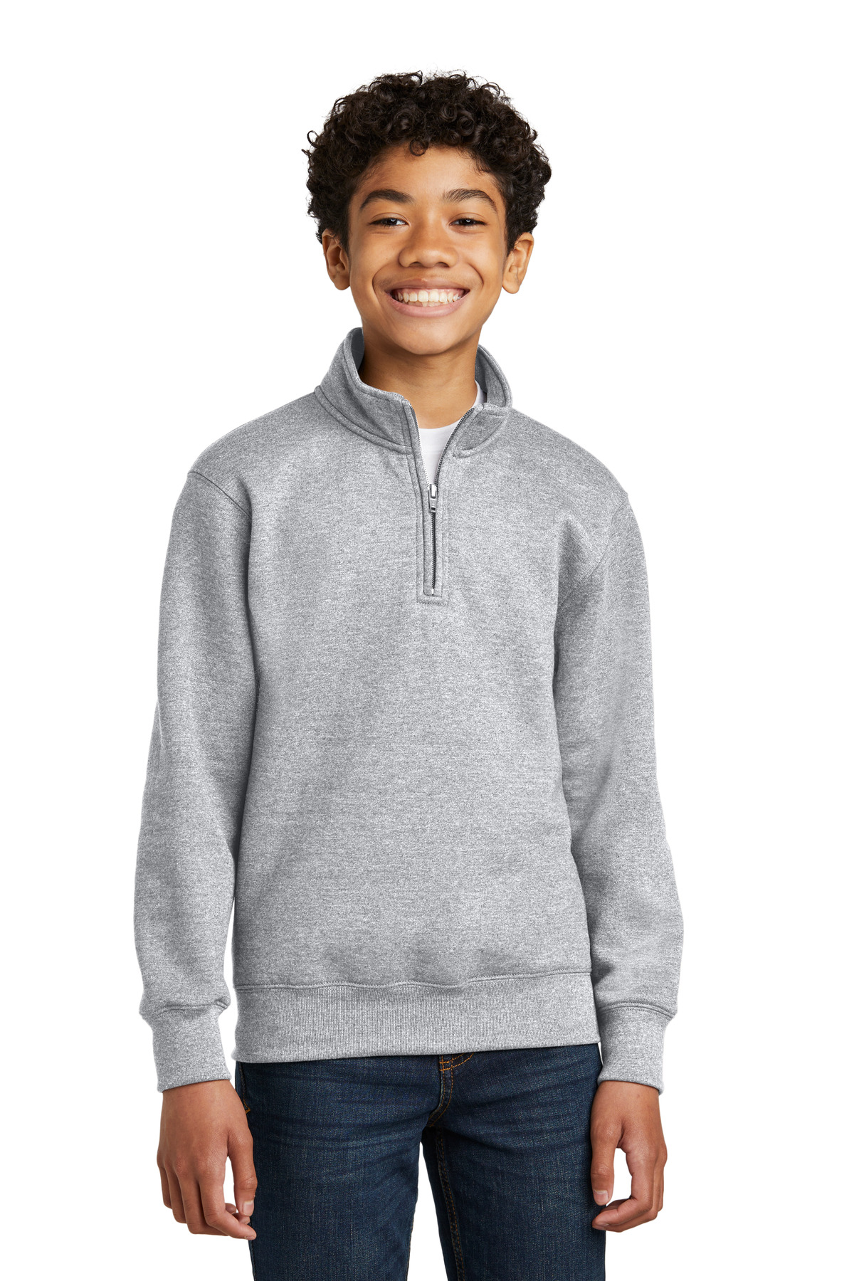 Port & Company® Youth Core Fleece 1/4-Zip Pullover Sweatshirt 15