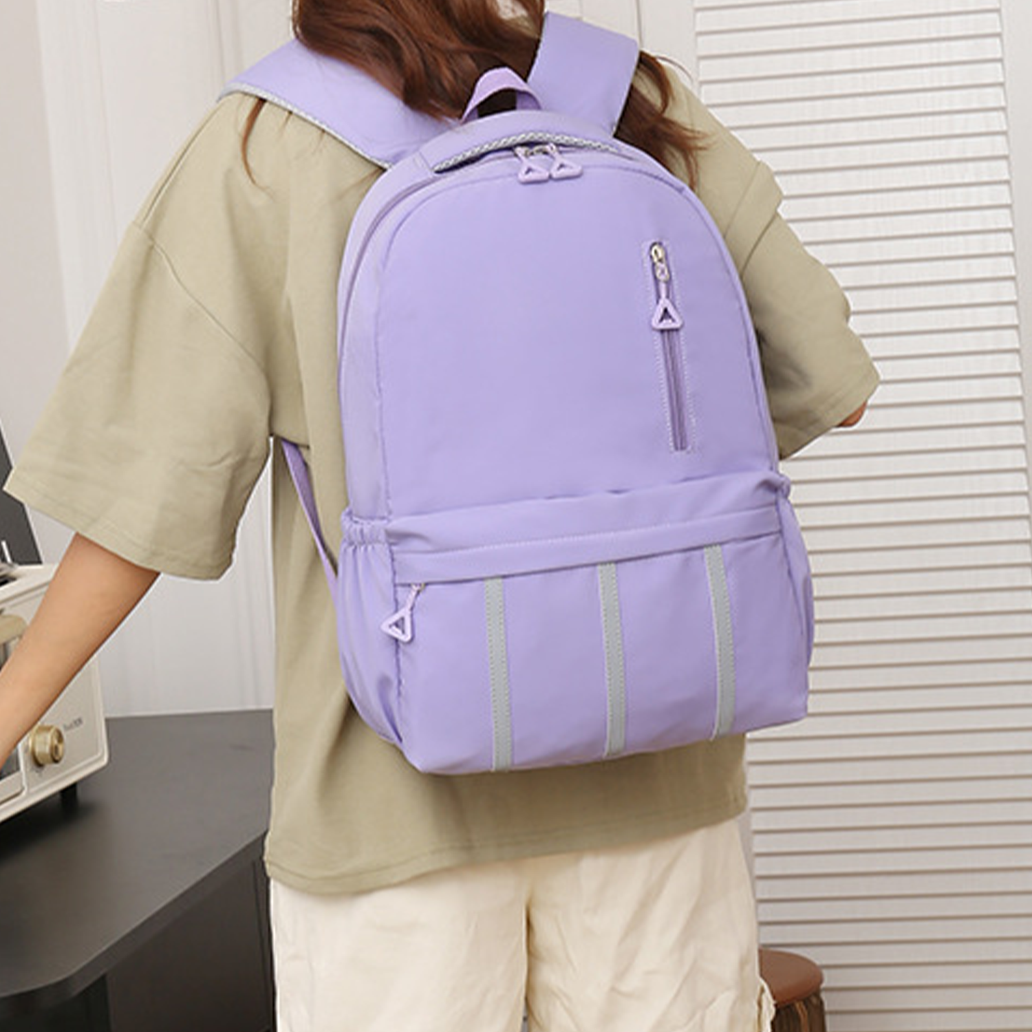 Nylon Casual Large Capacity Travel Kids Backpack 11