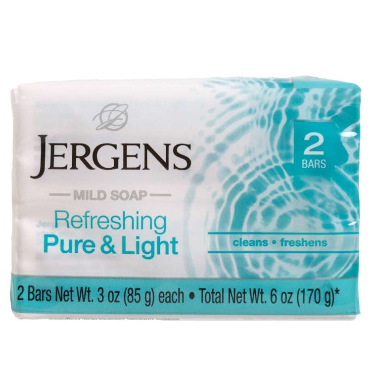 Jergens Pure and Light Bar Soap 2 Pack - 3 oz Each 2