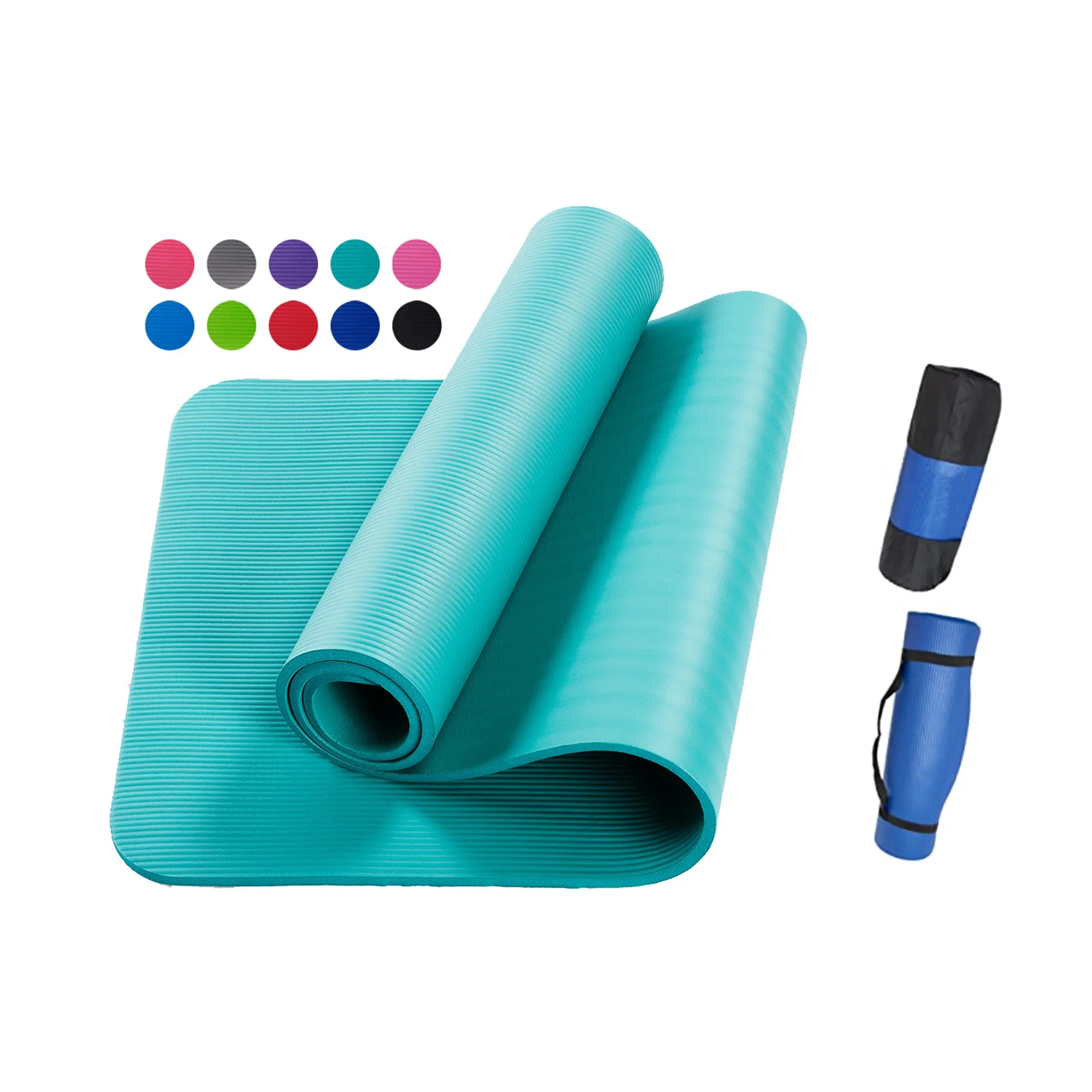 MOQ30 NBR Yoga Mat With Strap Bag 2