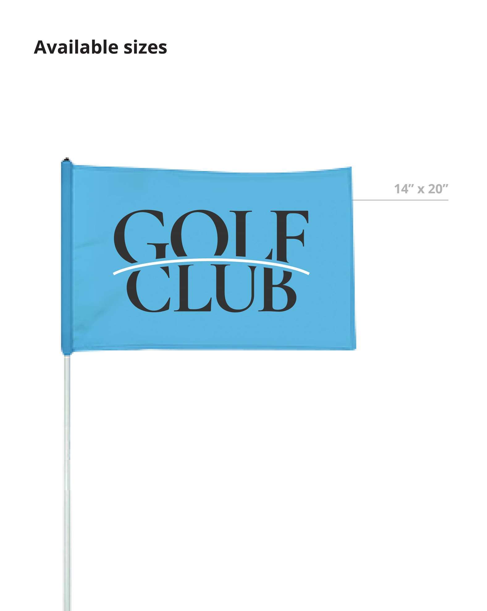 Golf Flag Double Sided (14" x 20") 2