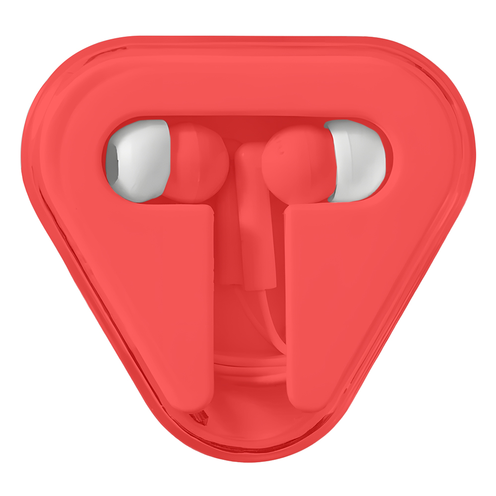 Travel Ear Buds In Triangle Case 4