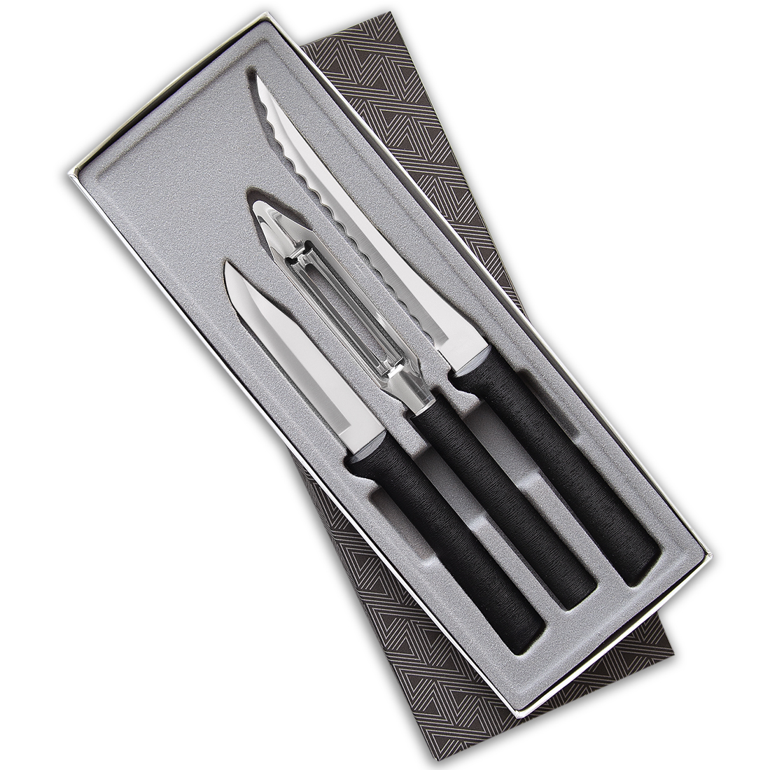 Peel, Pare and Slice Gift Set w/Black Handle 5