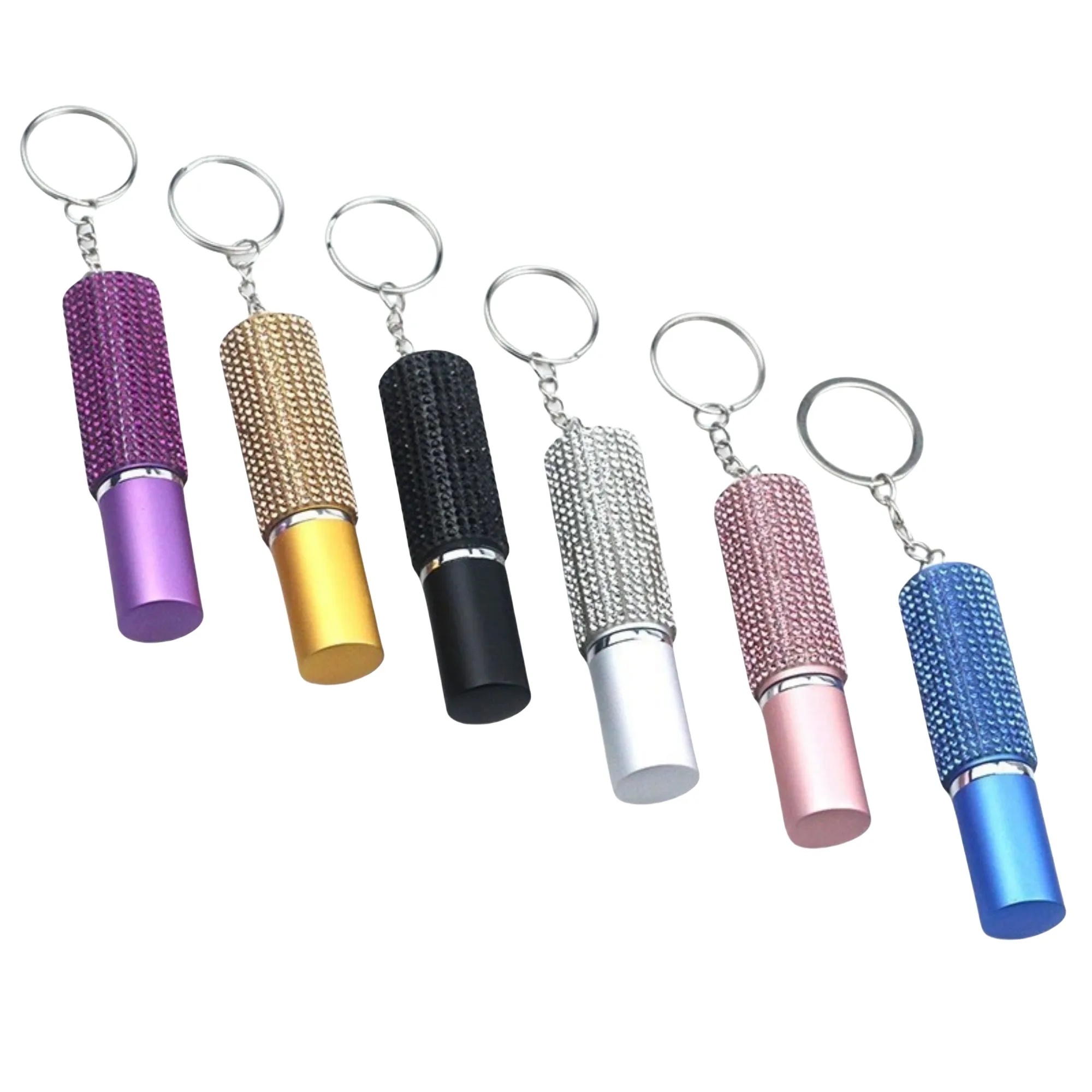Diamond-Accented Portable Perfume Spray Bottle 5