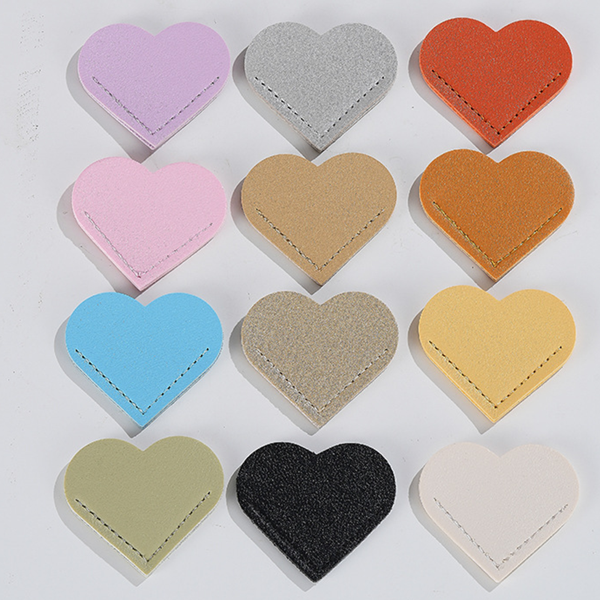 PU Leather Heart Bookmark 5