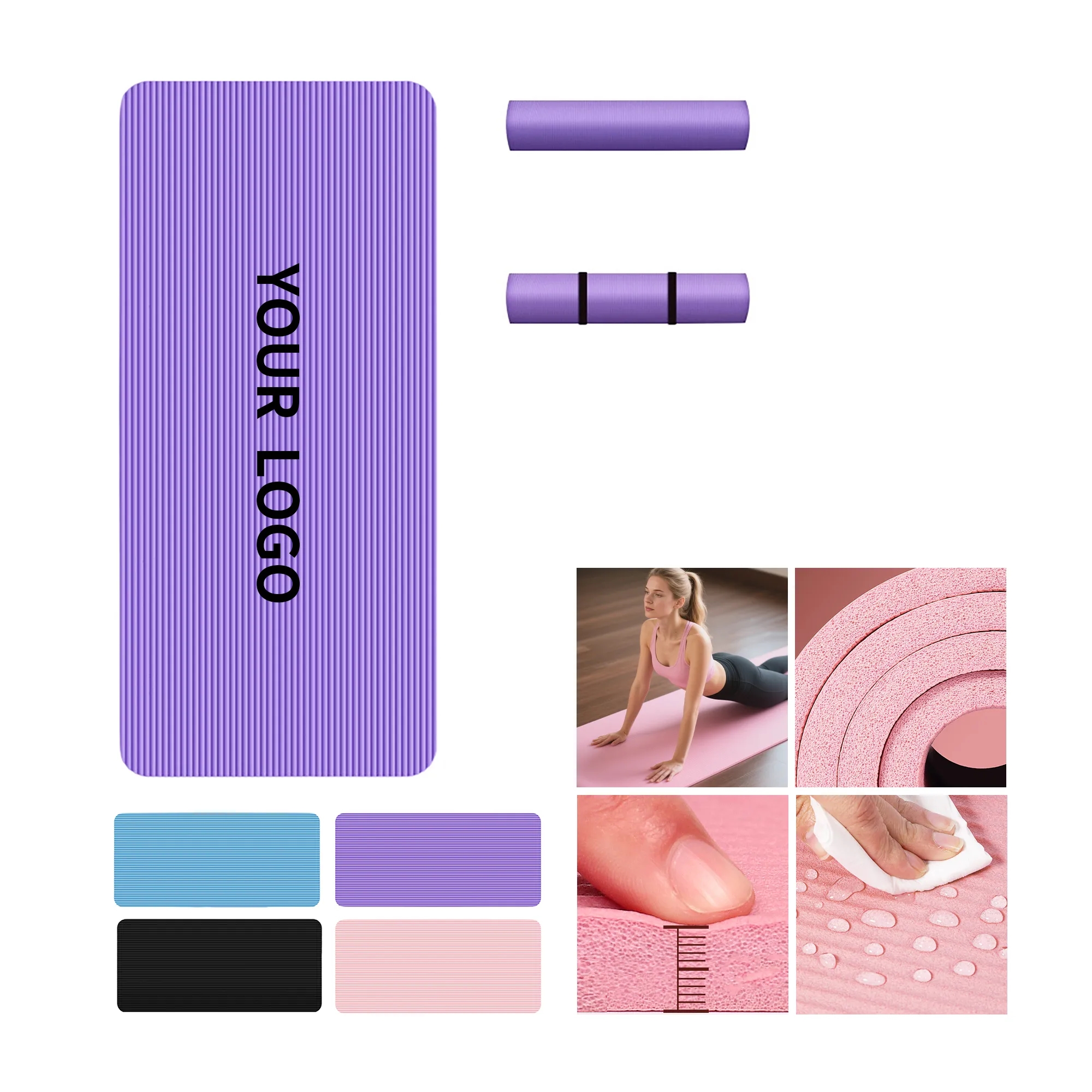 Anti-Slip Thick NBR Yoga Mat 2