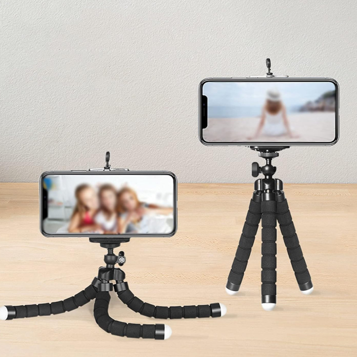 Flexible Tripod Phone Stand with Adjustable Clamp 7