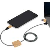 FSC® 100% Bamboo 5-in-1 100W Laptop Charging Cable 50