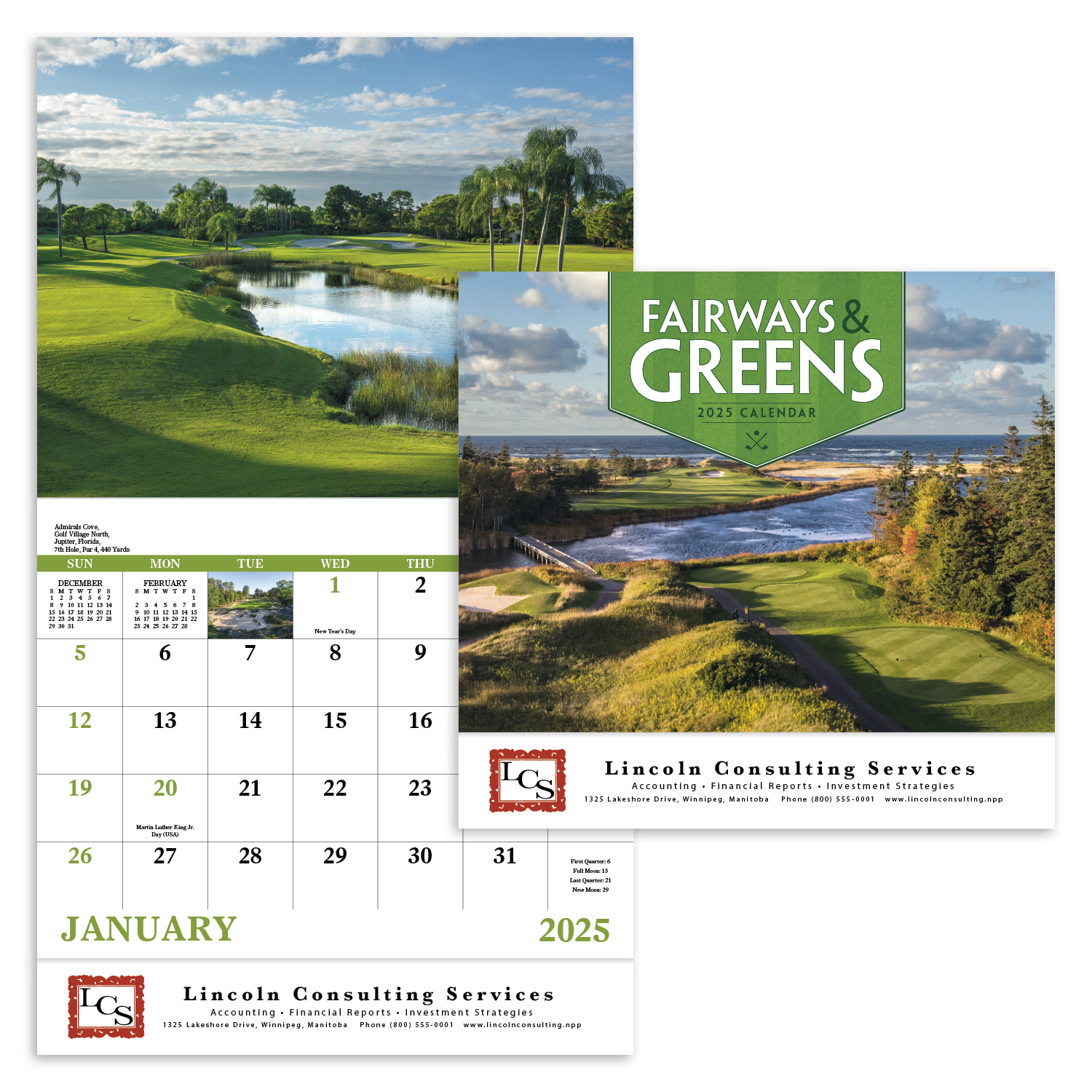 Good Value™ Fairways & Greens - Stapled Calendar 24