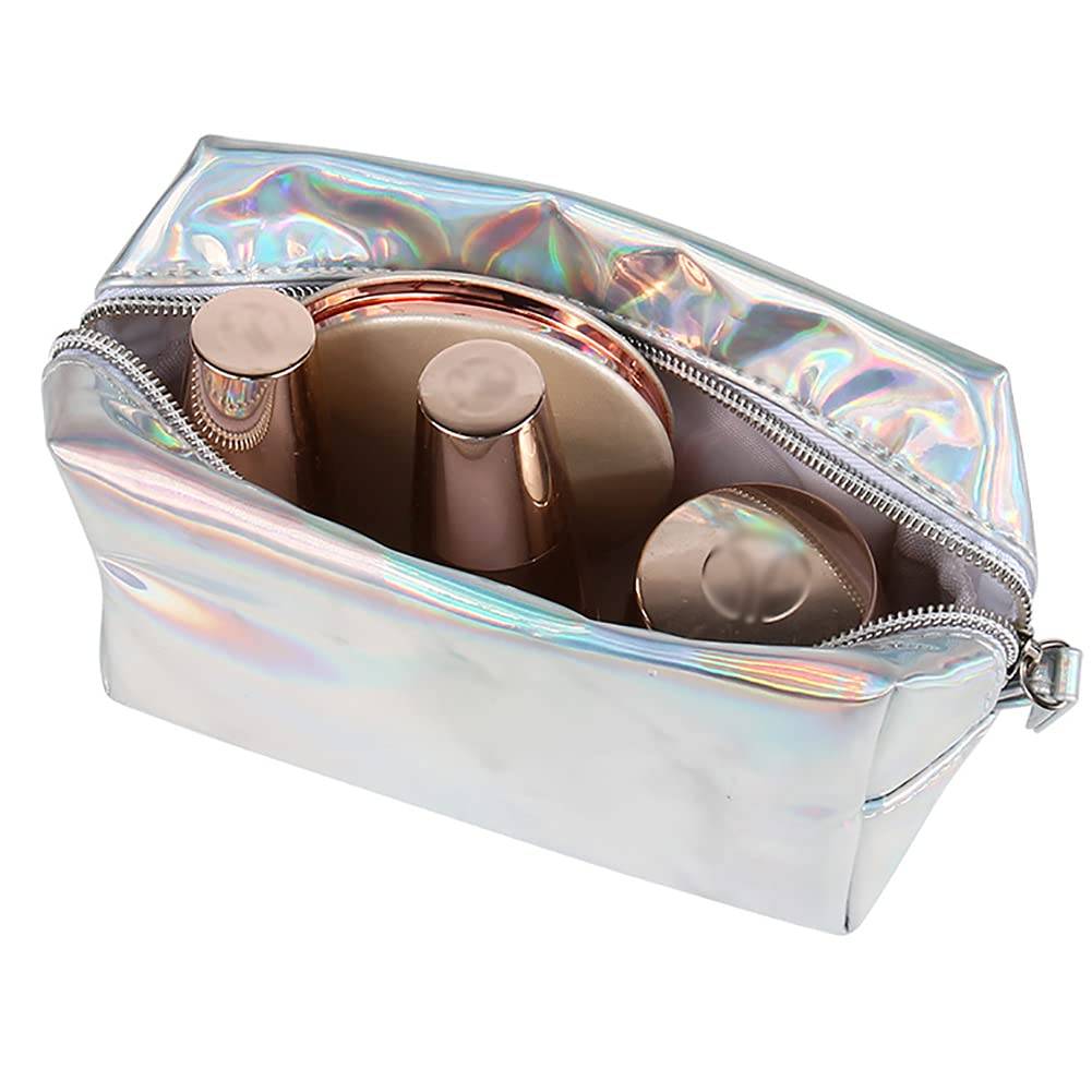 Fashionable laser PU makeup bag 4