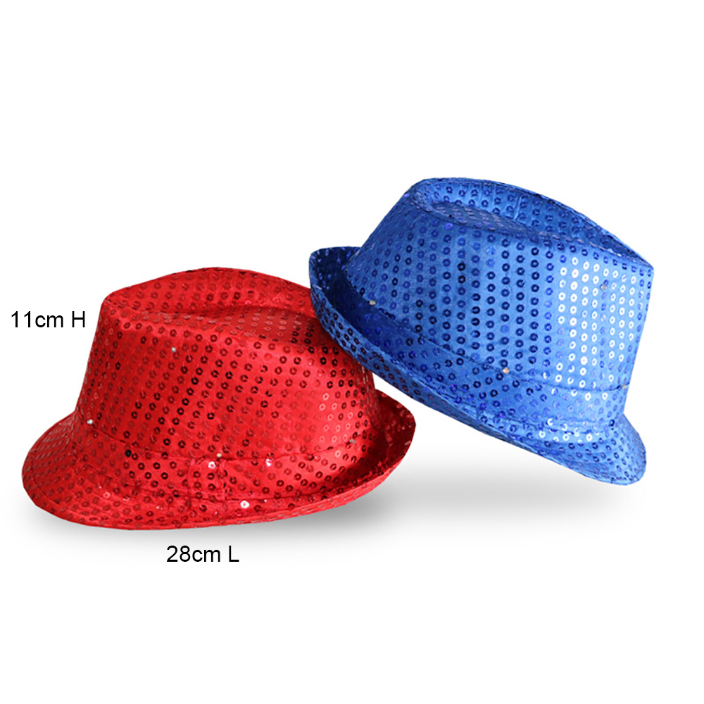LED Luminous Sequin Jazz Hat 4