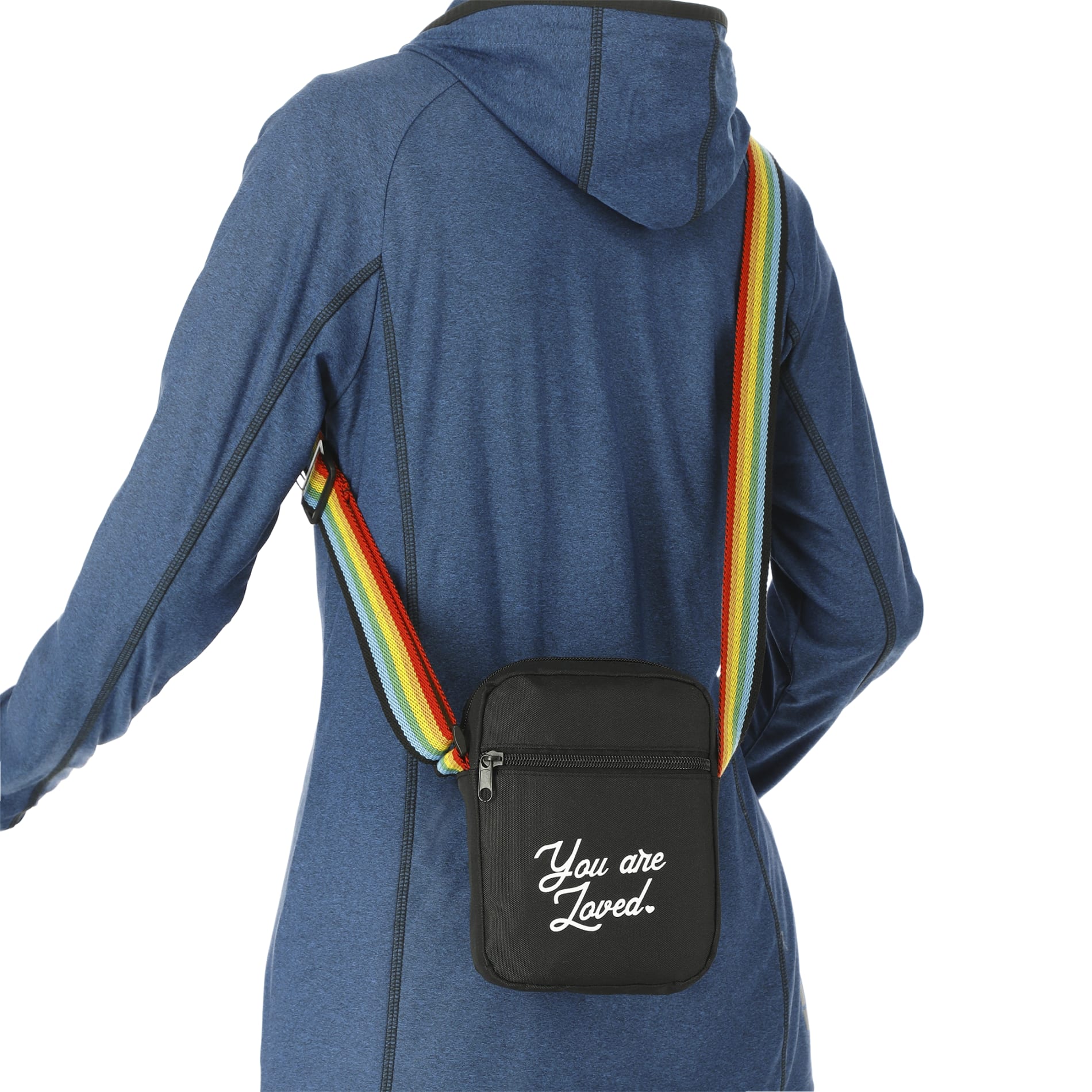 Rainbow RPET Crossbody Tote 2