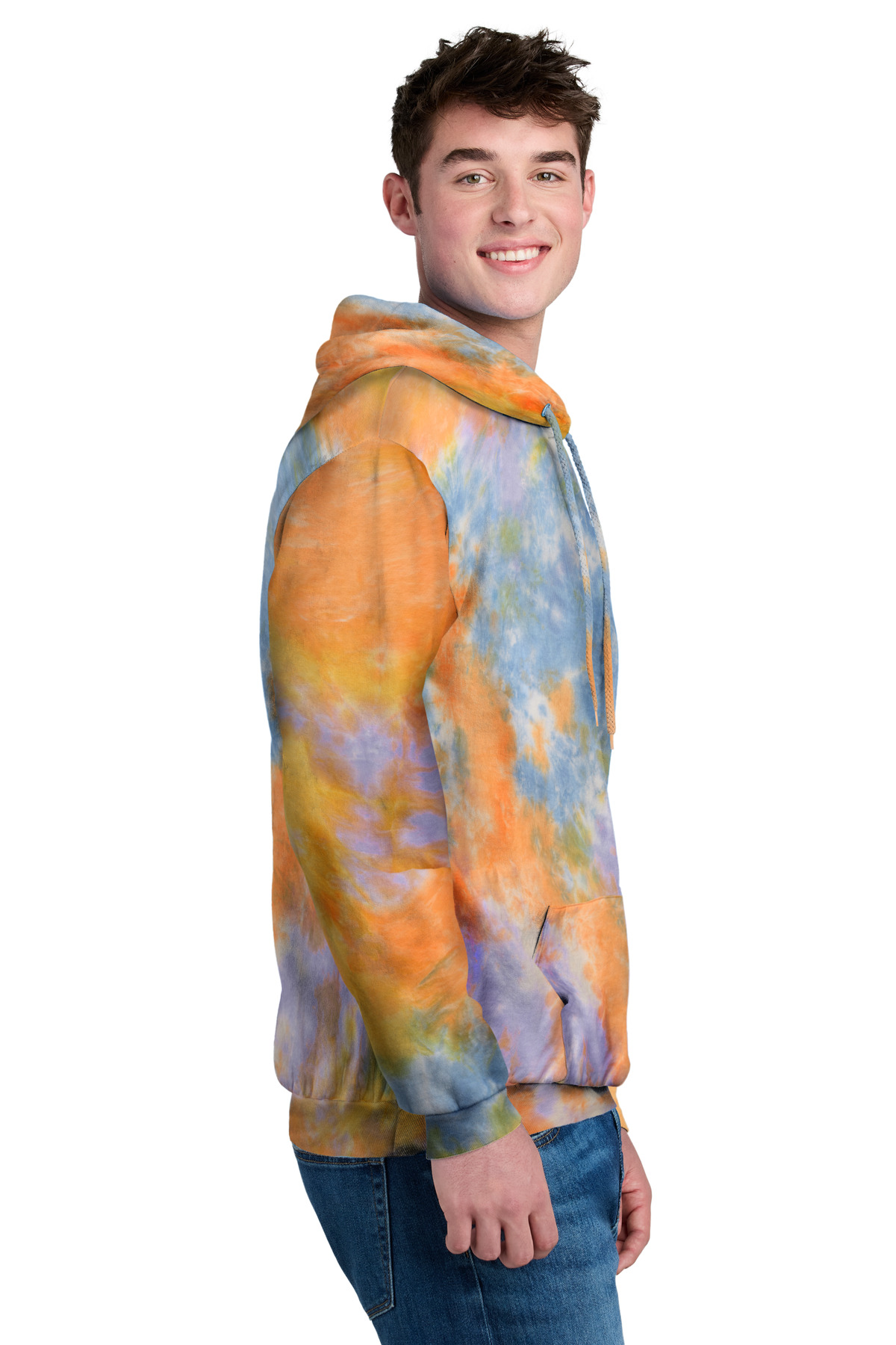 Port & Co Crystal Tie-Dye Pullover Hoodie PC144 8