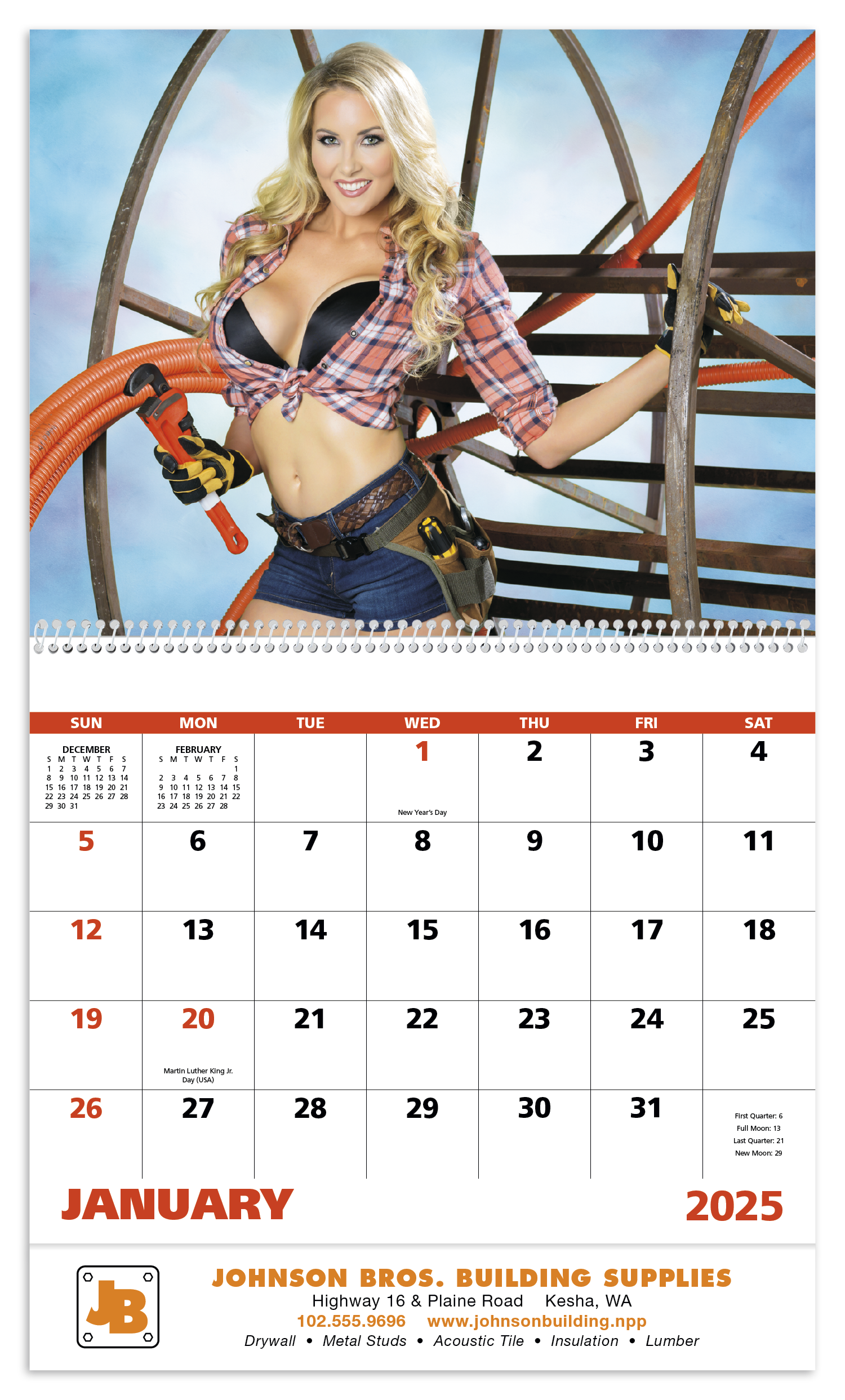 Good Value™ Fantasy Builders - Spiral Calendar 46